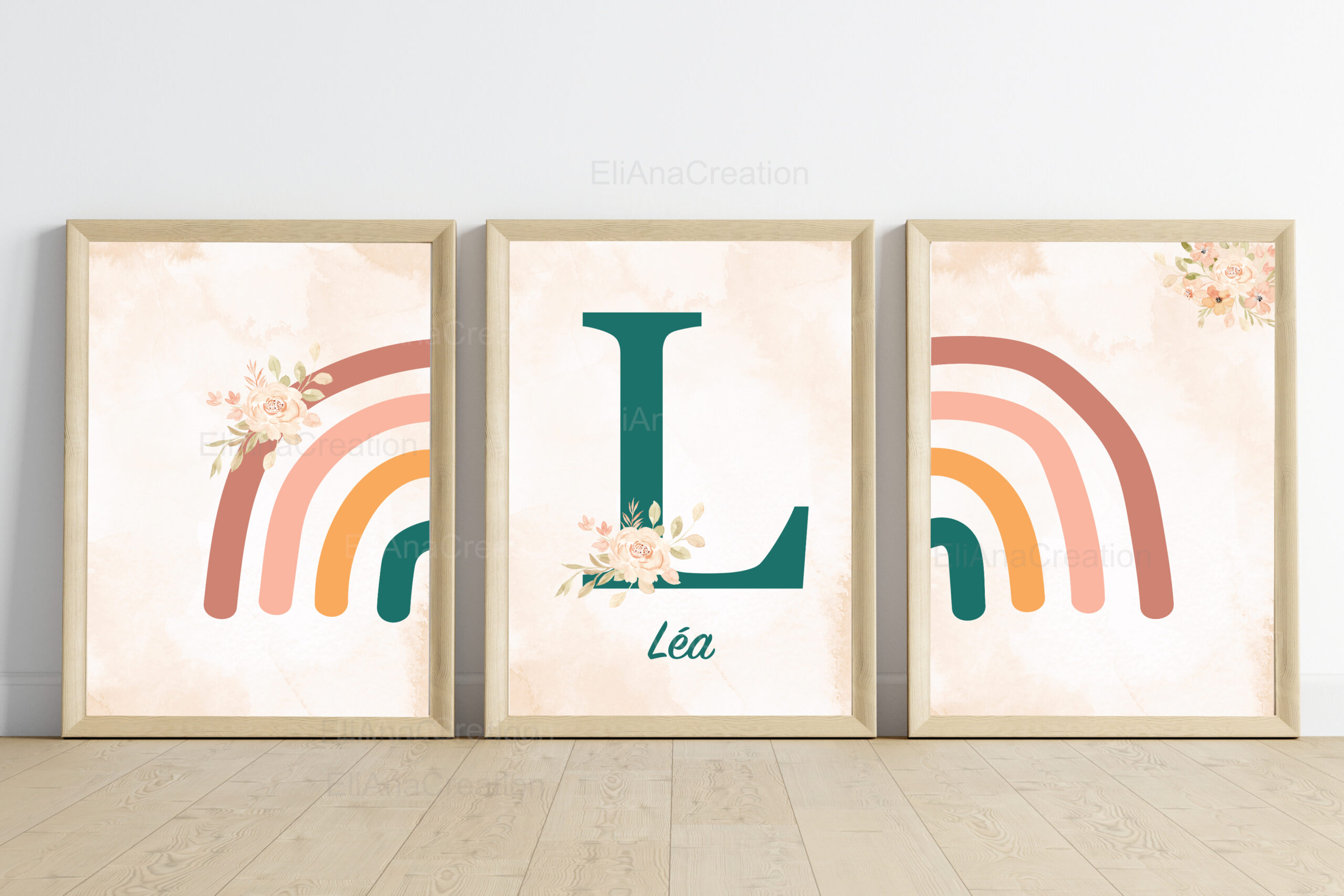 Affiches Prénom - Arc-en-Ciel