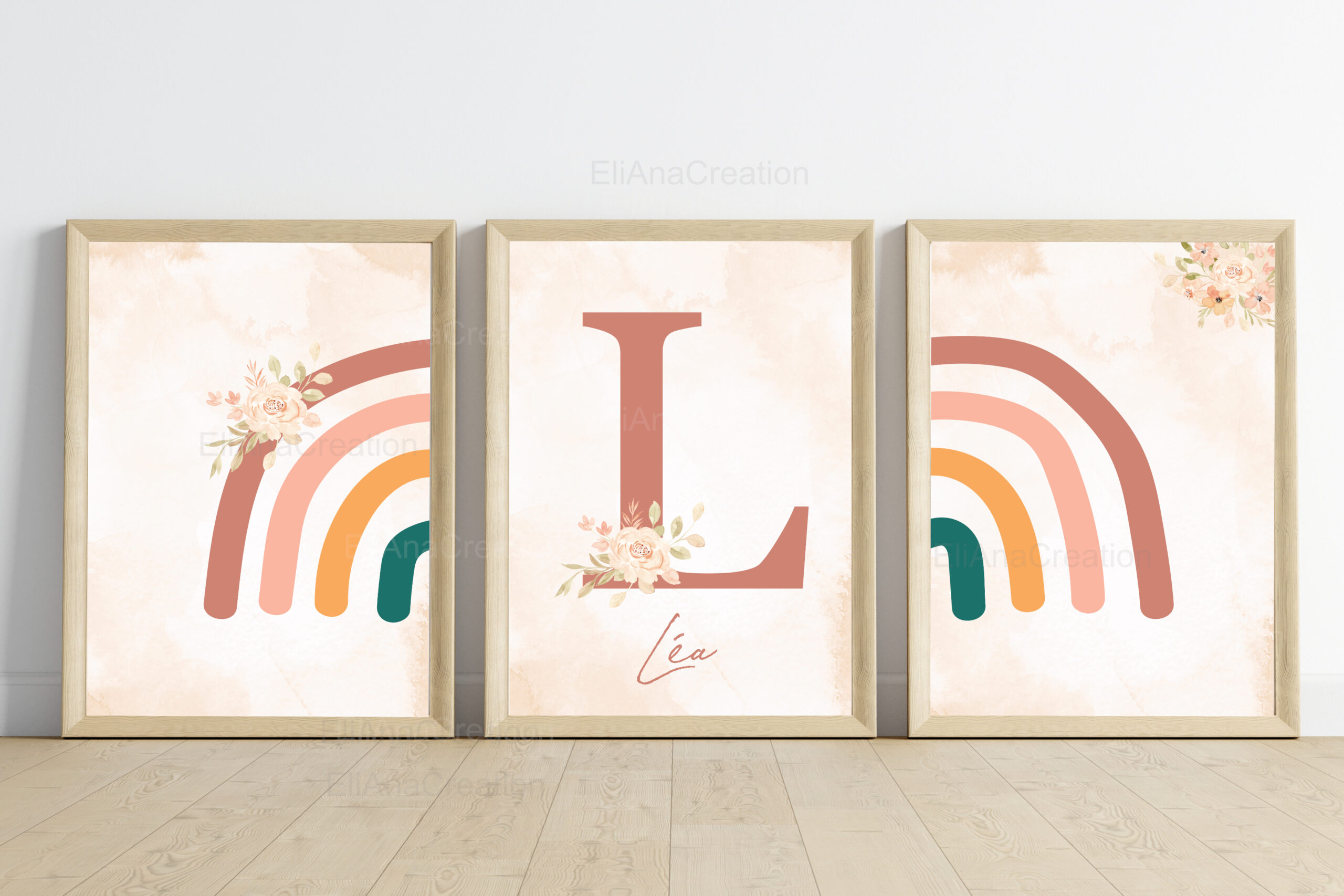 Affiches Prénom - Arc-en-Ciel