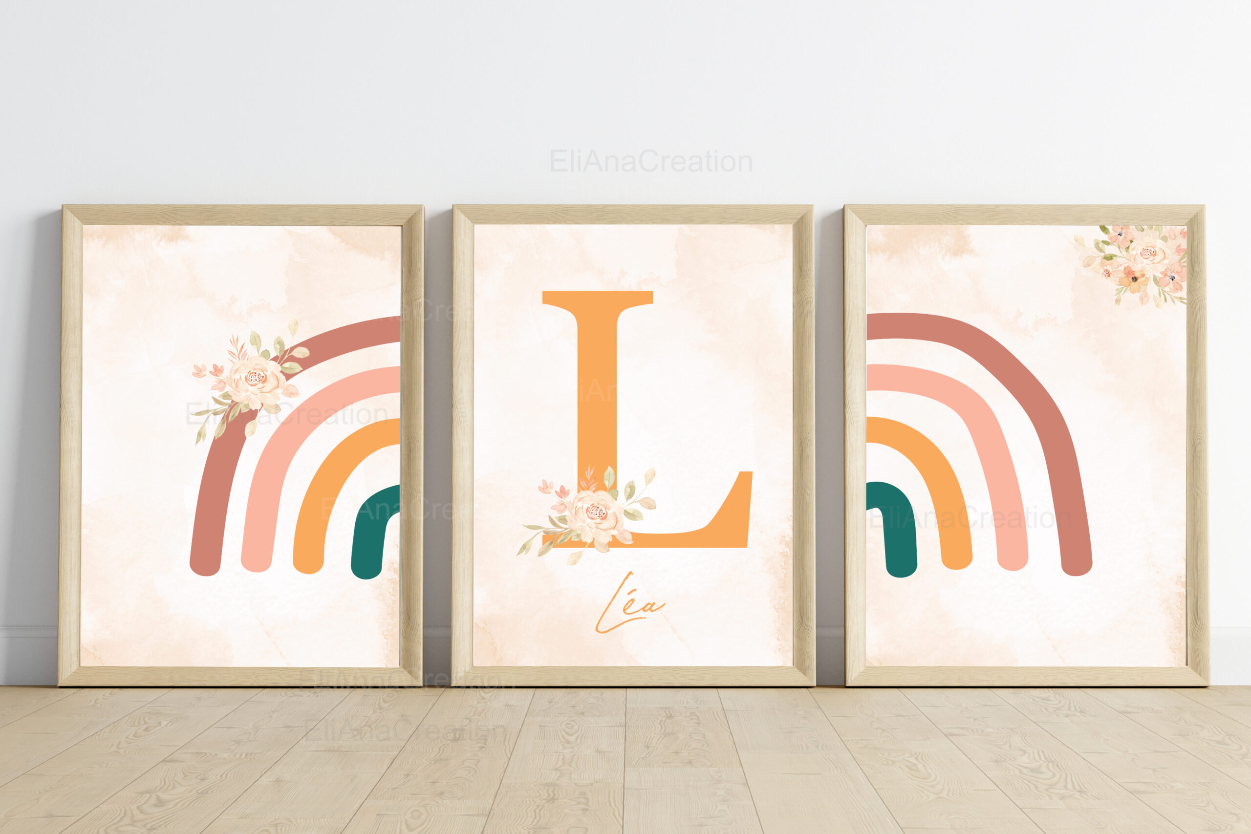 Affiches Prénom - Arc-en-Ciel