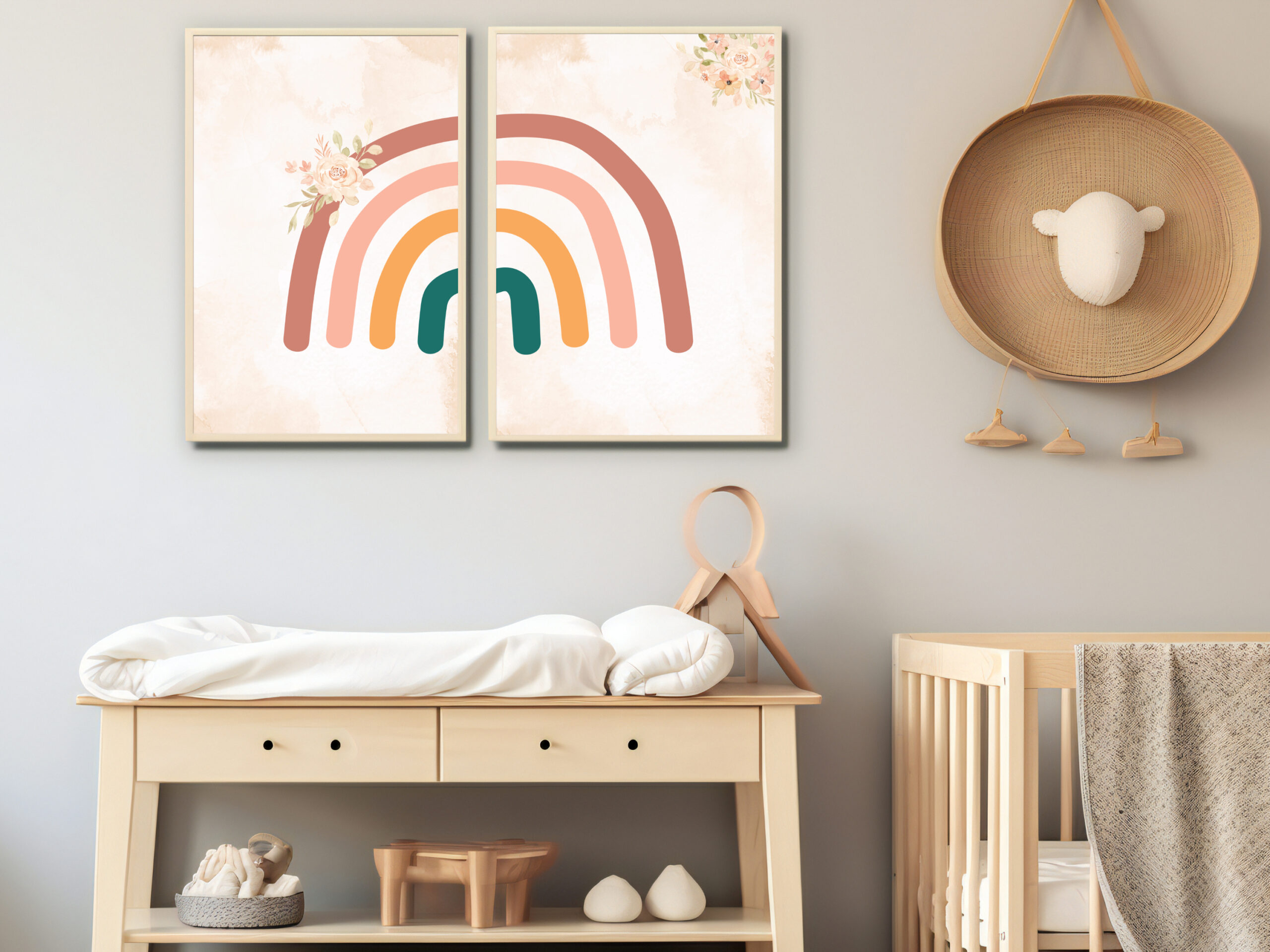 Affiches Prénom - Arc-en-Ciel