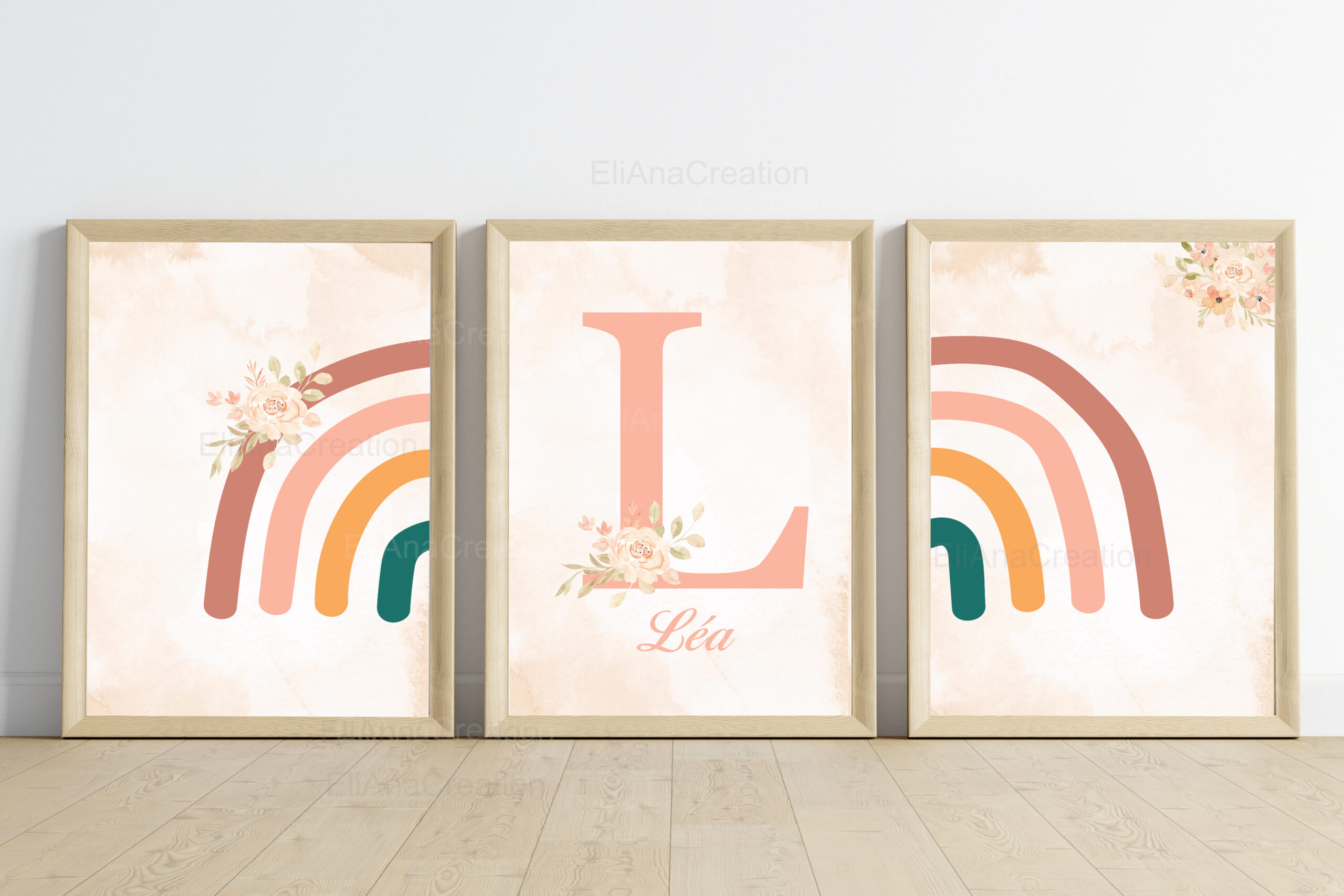 Affiches Prénom - Arc-en-Ciel