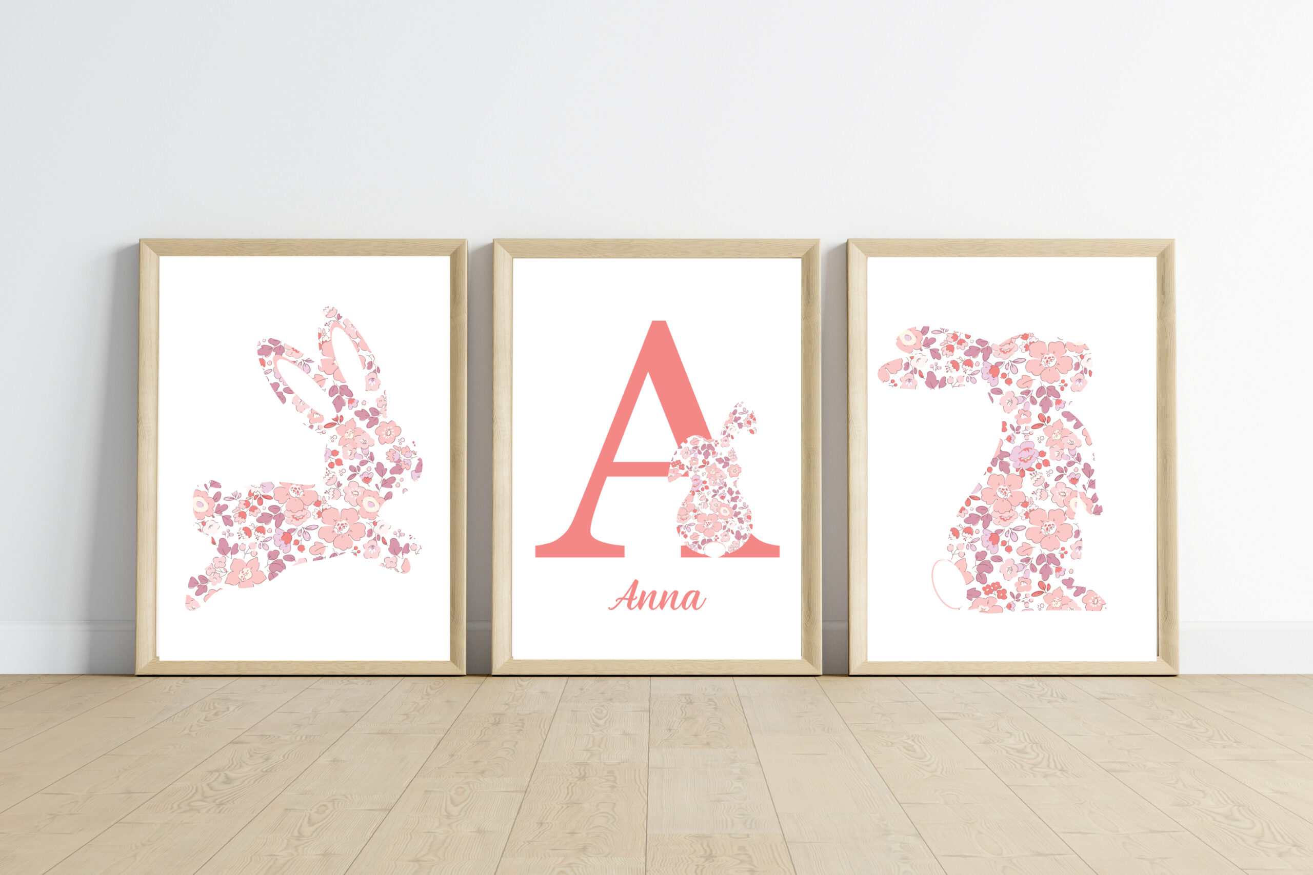 Affiches Prénom - Lapin Liberty