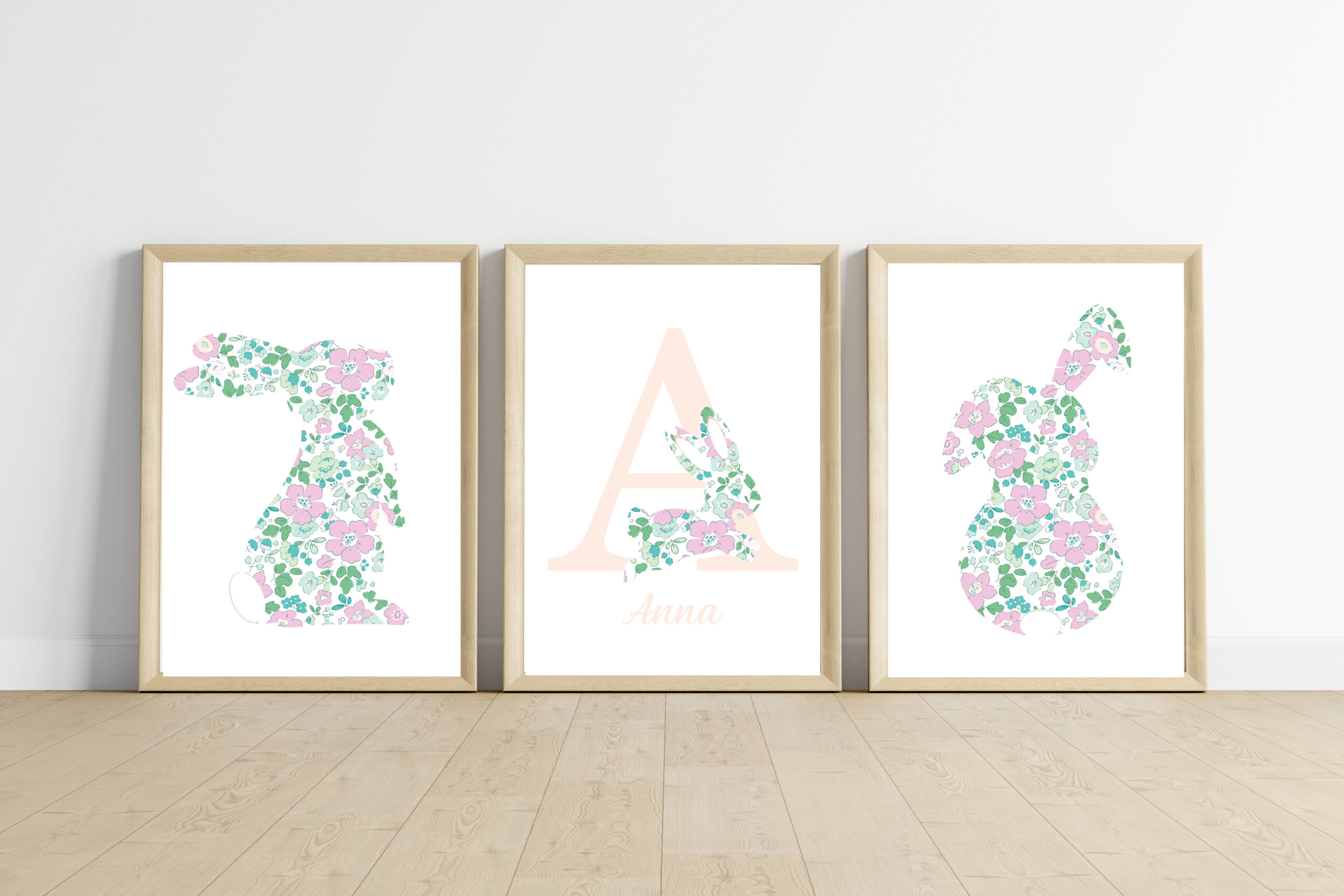 Affiches Prénom - Lapin Liberty