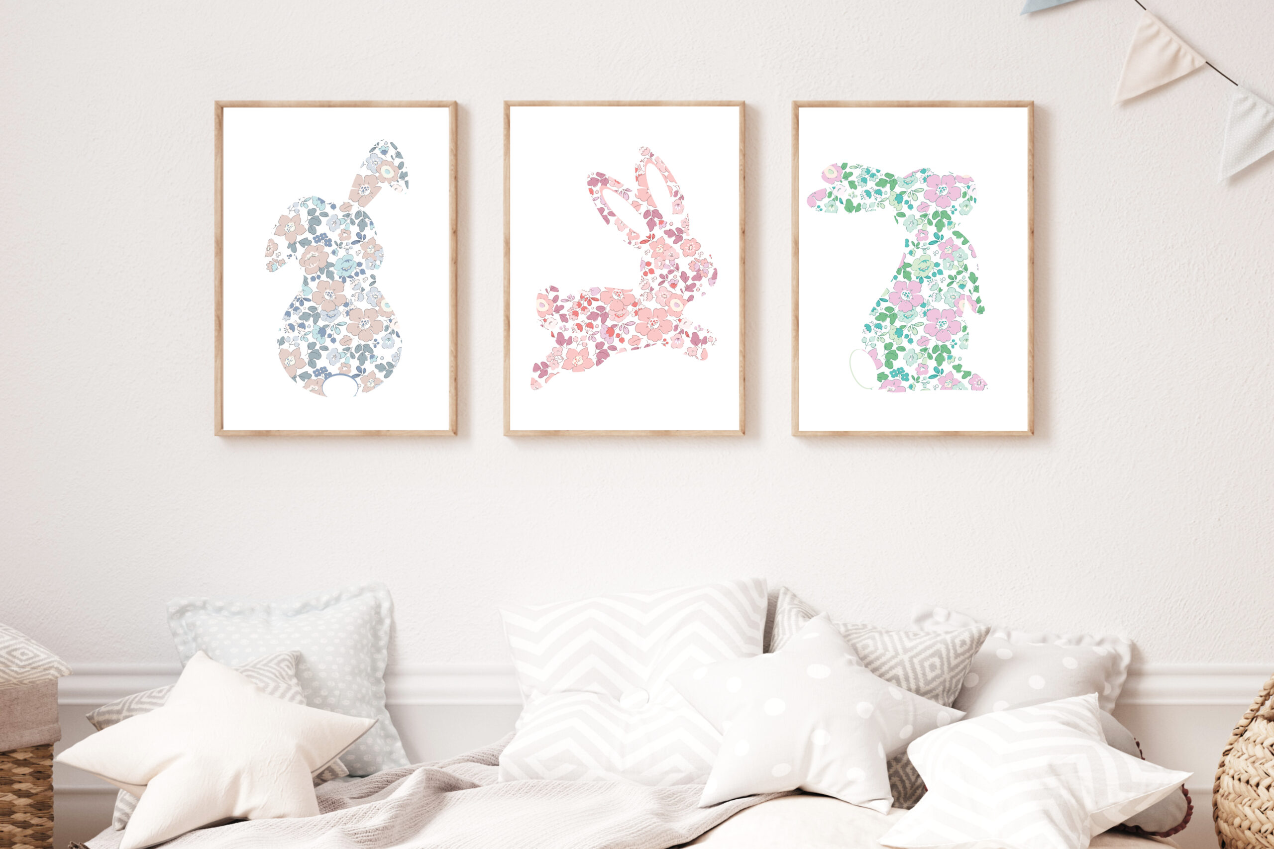 Affiches Prénom - Lapin Liberty