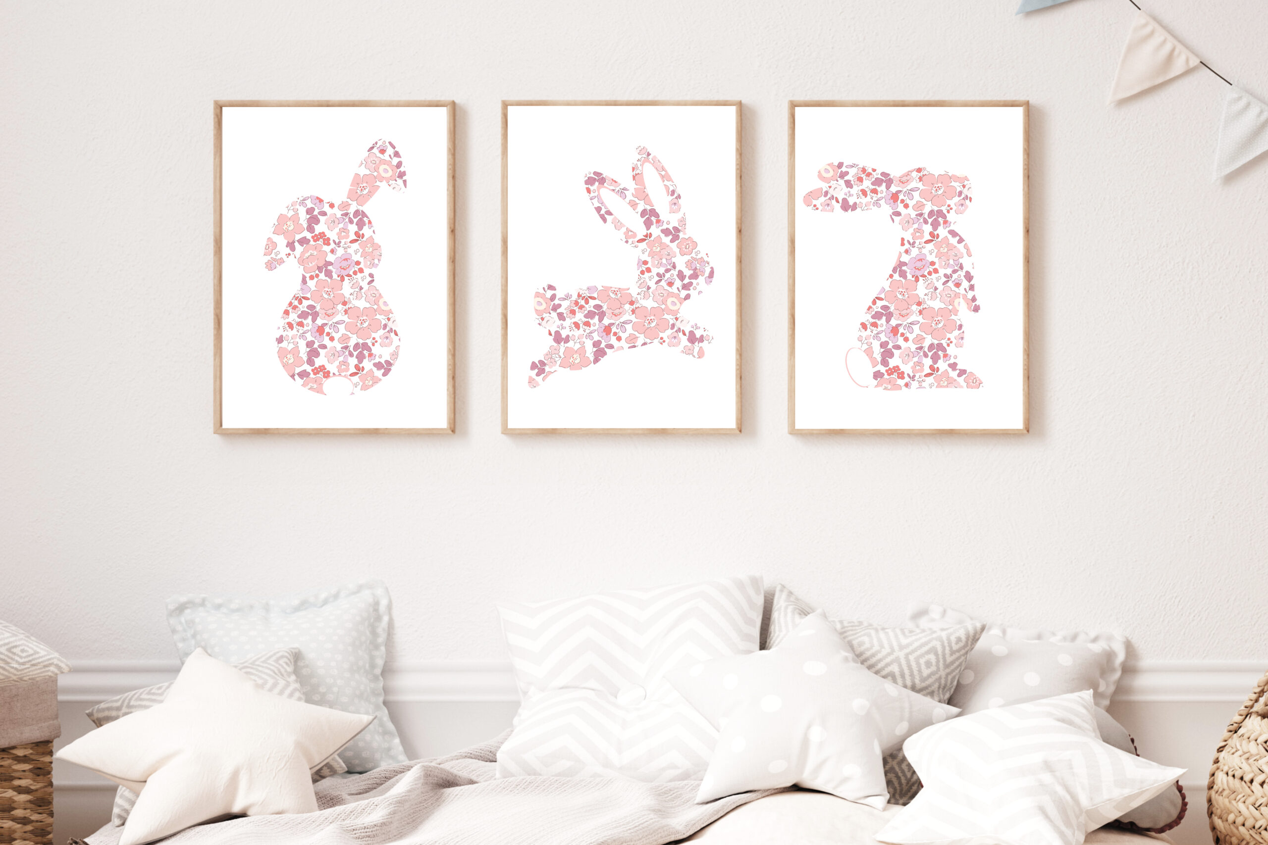 Affiches Prénom - Lapin Liberty