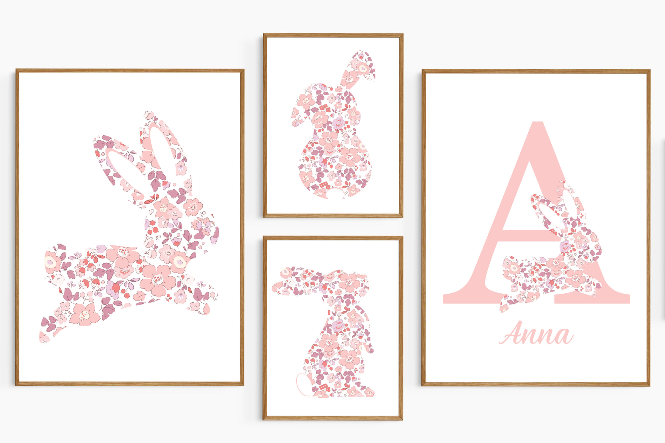 Affiches Prénom - Lapin Liberty