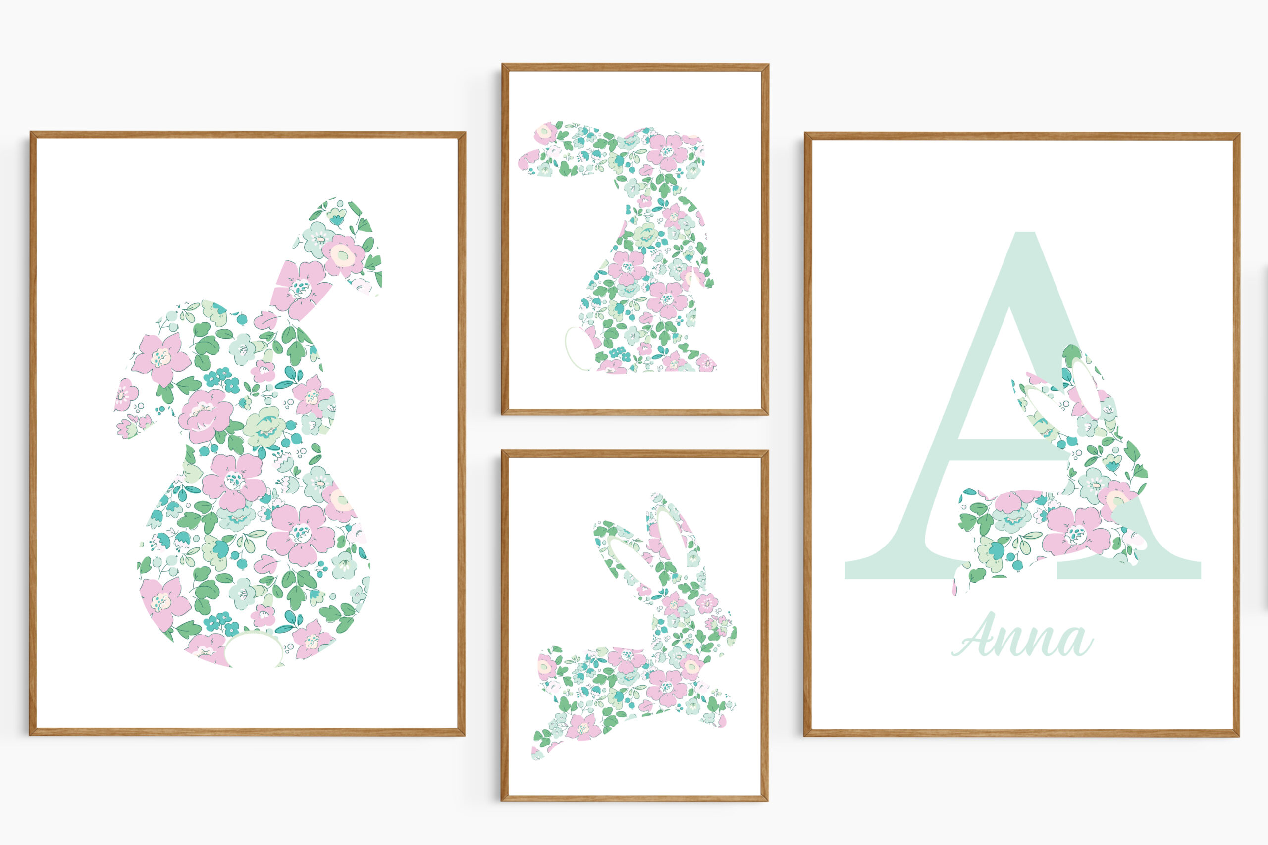 Affiches Prénom - Lapin Liberty