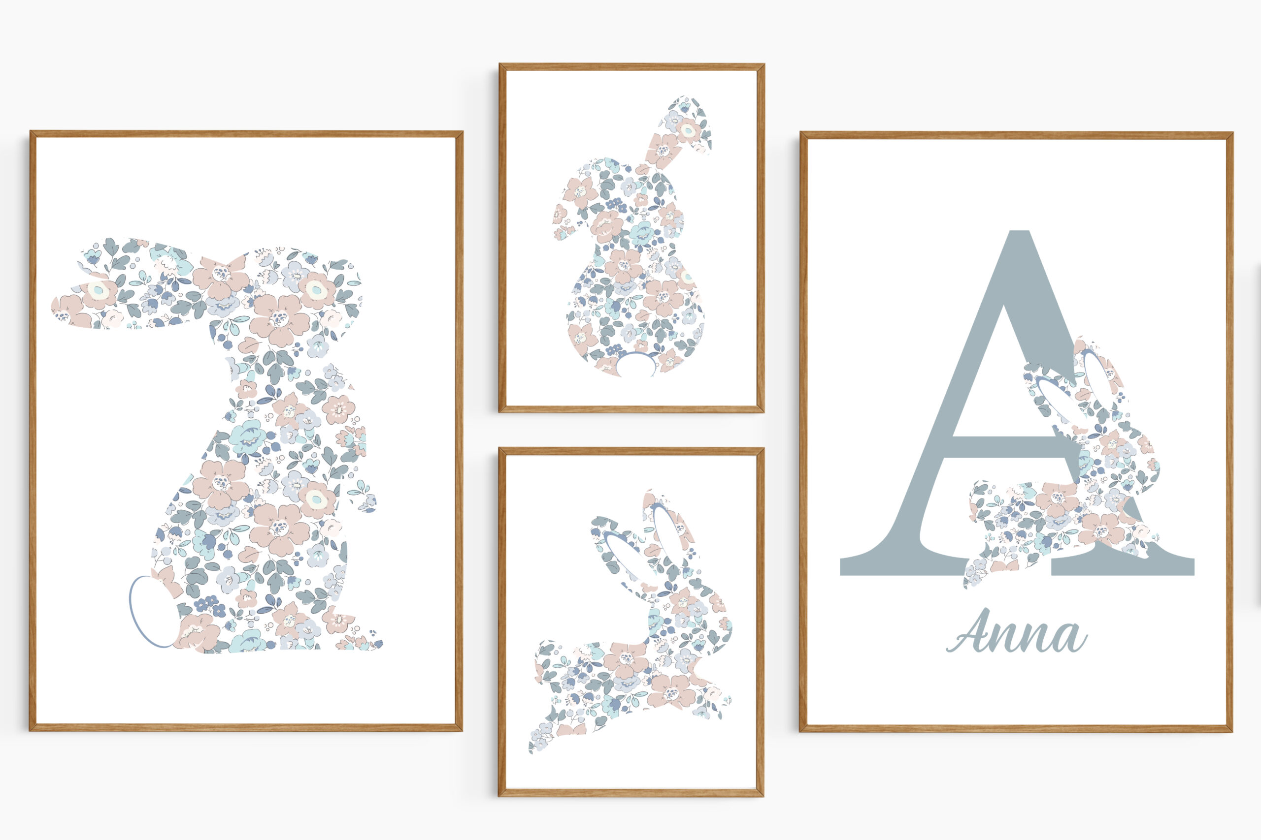 Affiches Prénom - Lapin Liberty