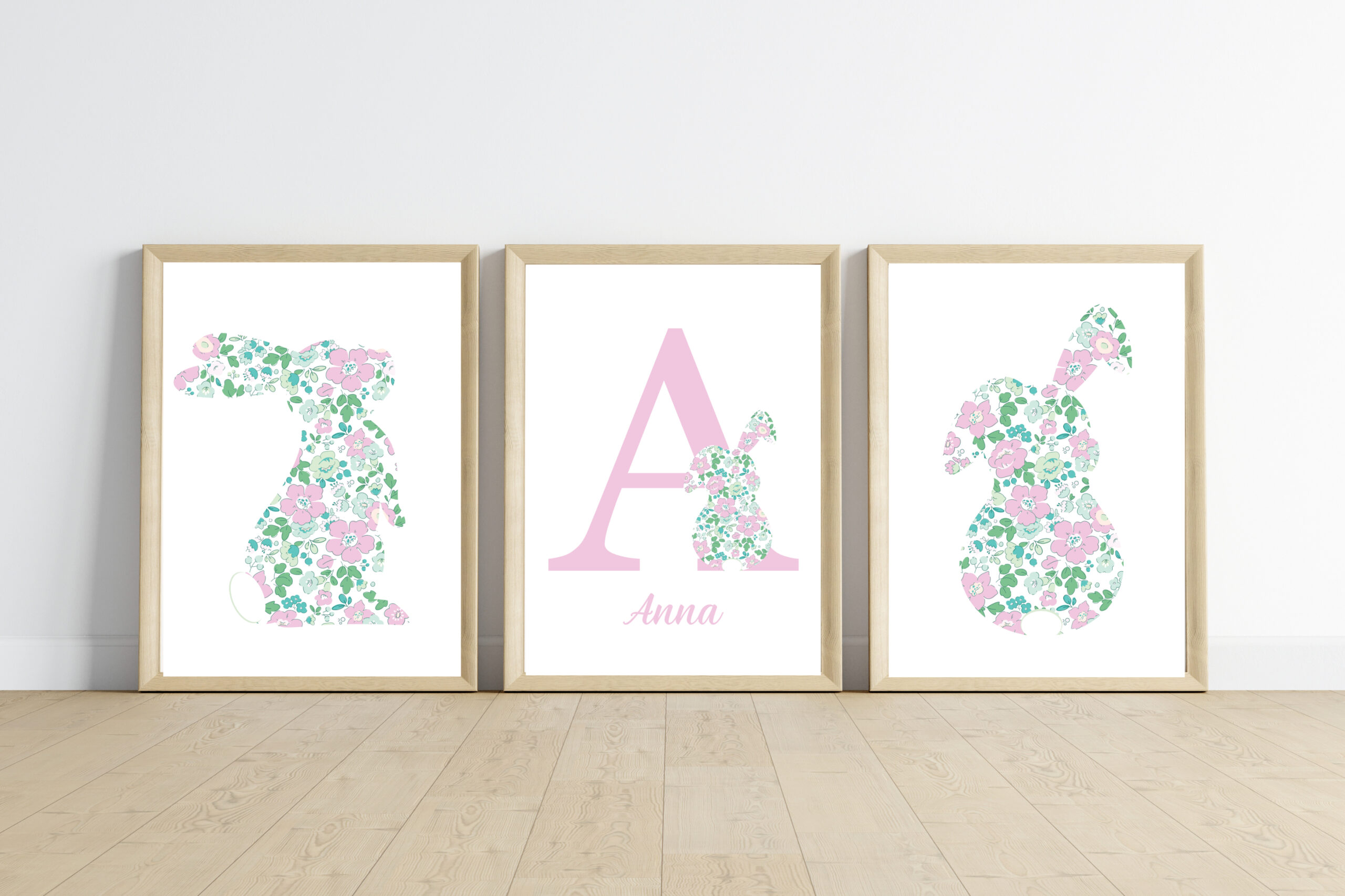 Affiches Prénom - Lapin Liberty