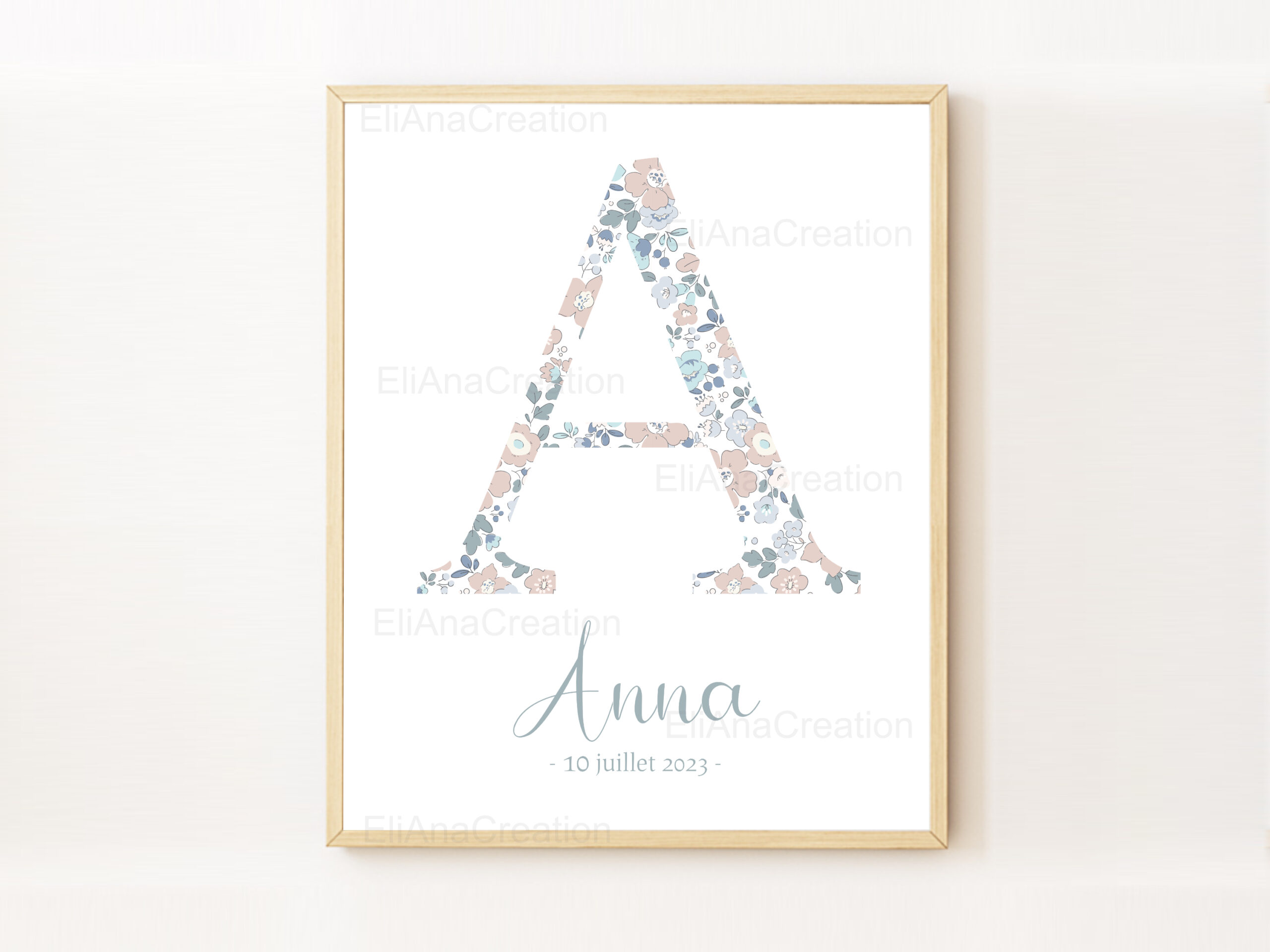 Affiche Prénom - Liberty