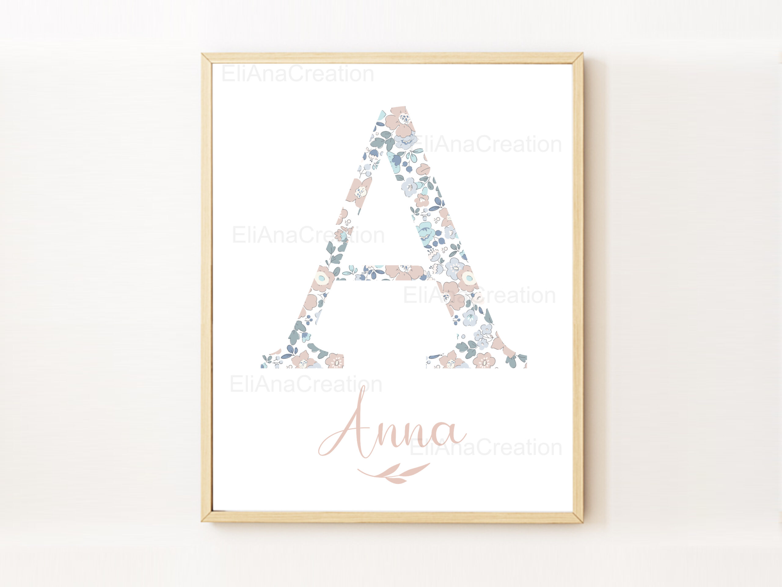 Affiche Prénom - Liberty