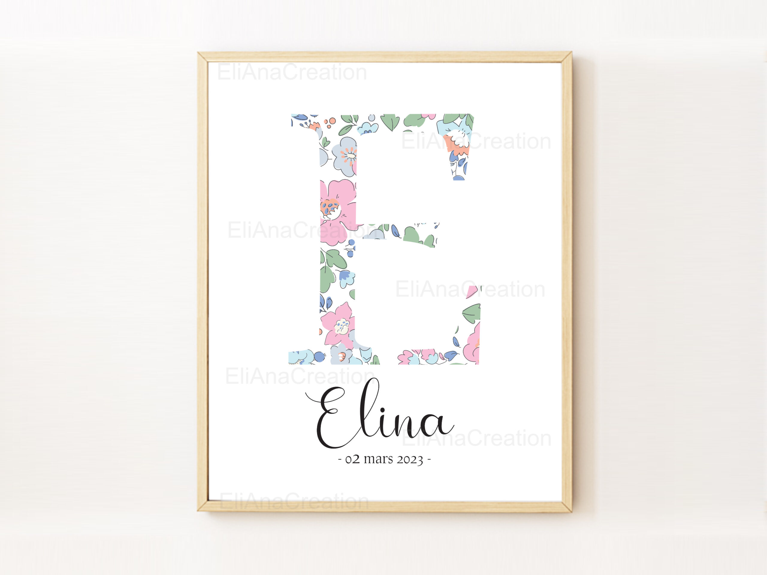 Affiche Prénom - Liberty