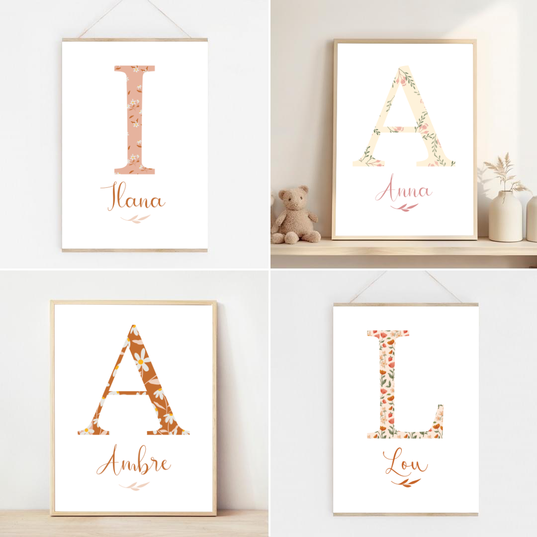 Affiche Prénom - Liberty