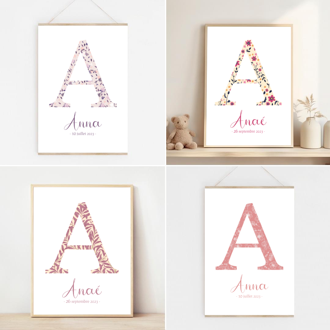 Affiche Prénom - Liberty