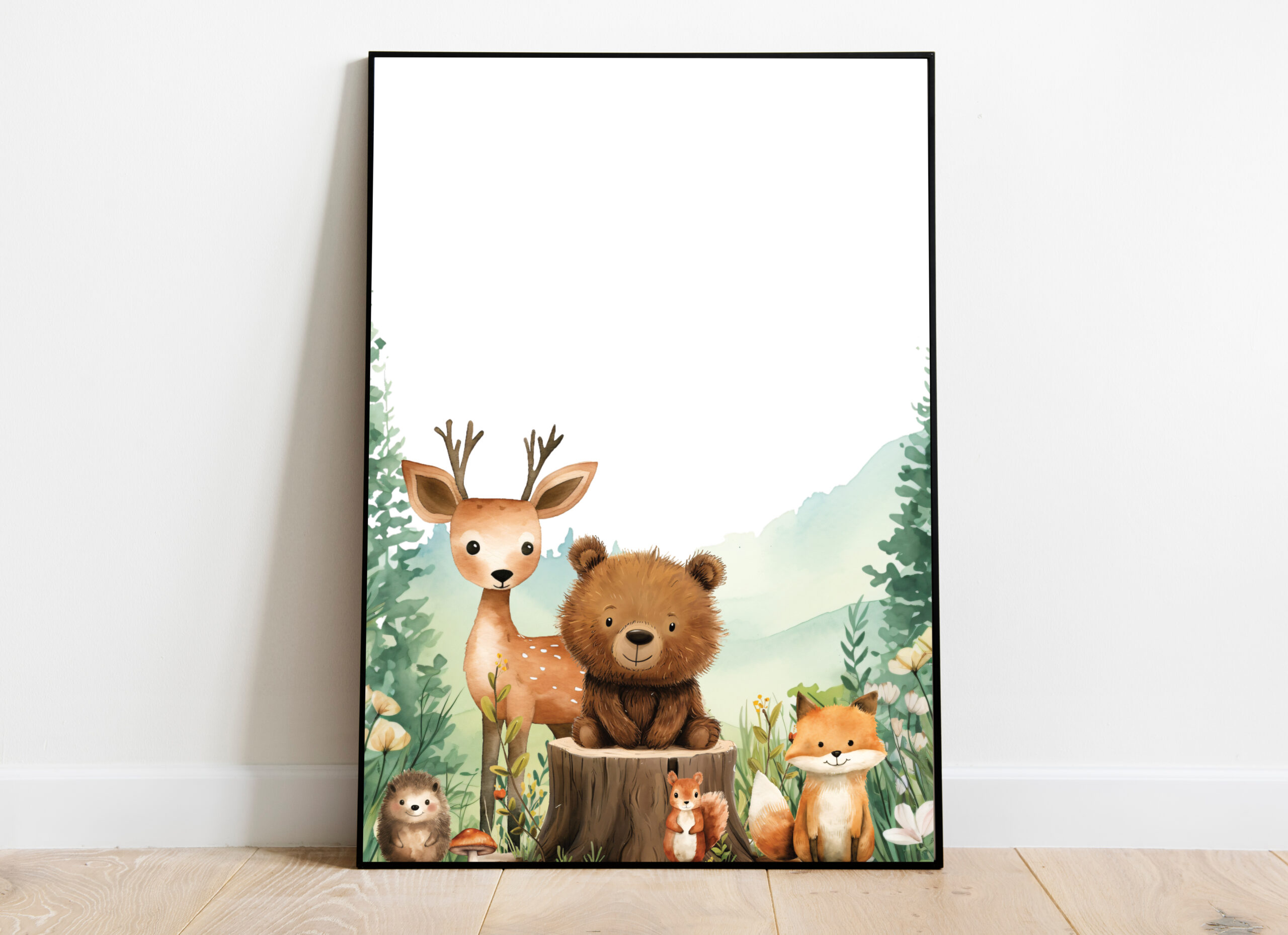 Affiche décorative - Animaux de la Forêt