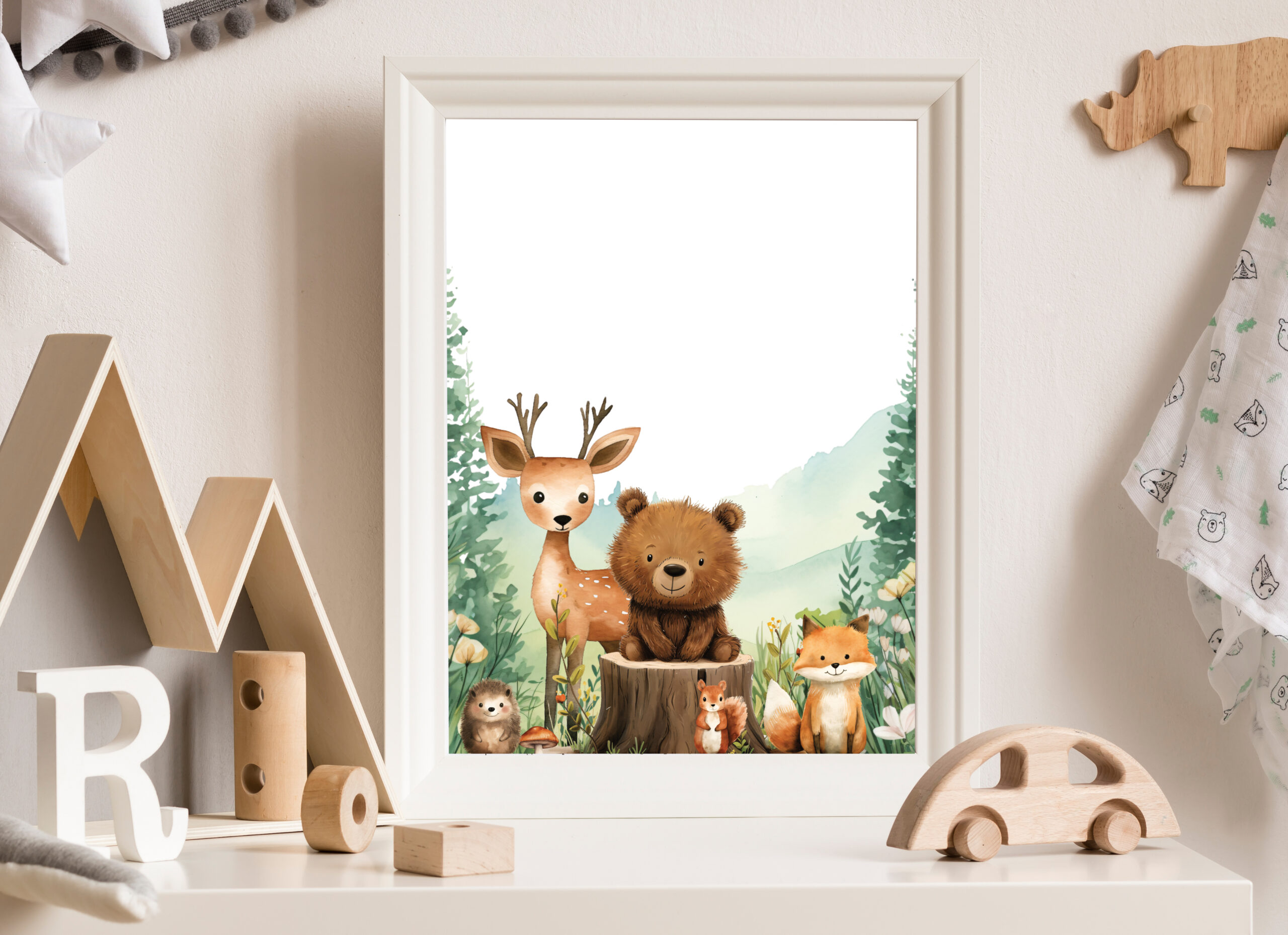 Affiche décorative - Animaux de la Forêt