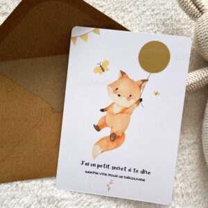 Cartes à gratter animaux