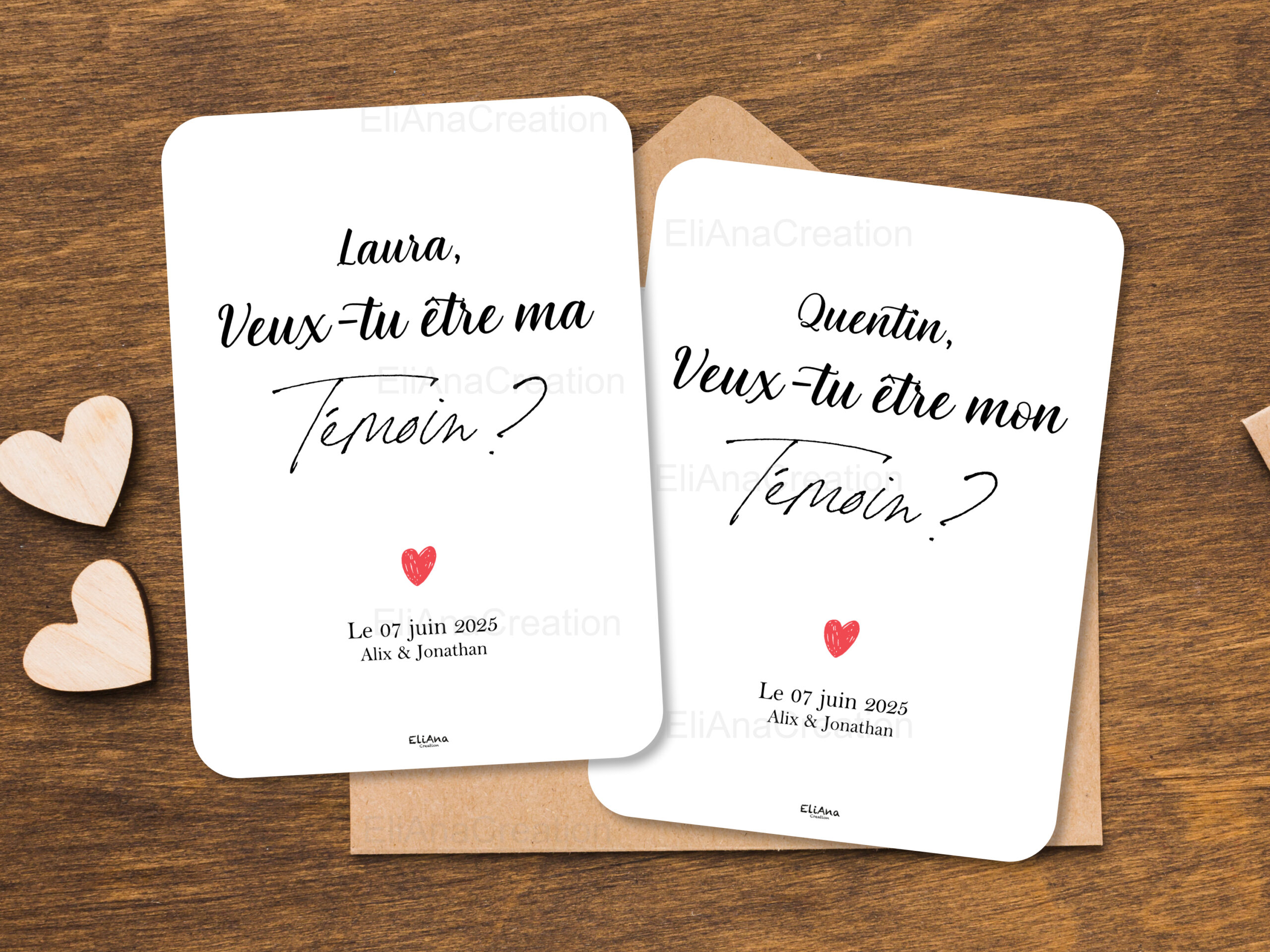 Carte demande Témoin