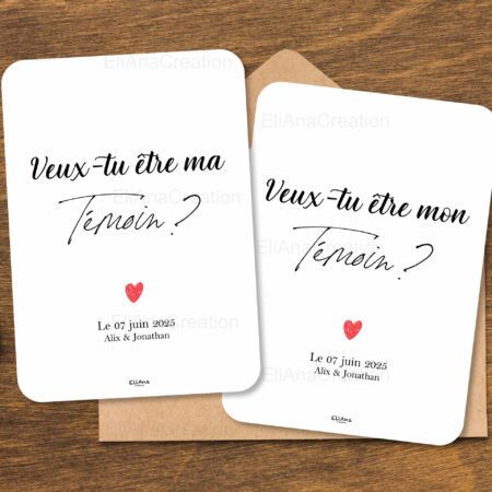 Carte demande Témoin