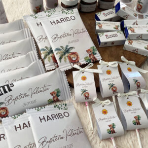 Confiseries personnalisées thème jungle