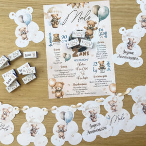 Confiseries personnalisées Thème ourson