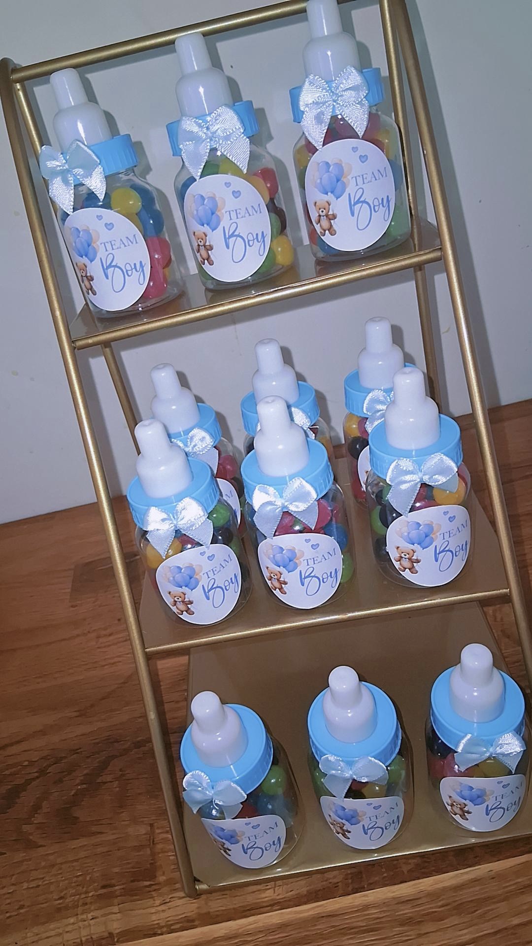 Sticker rond - Ourson bleu