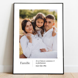Affiche - Définition Famille