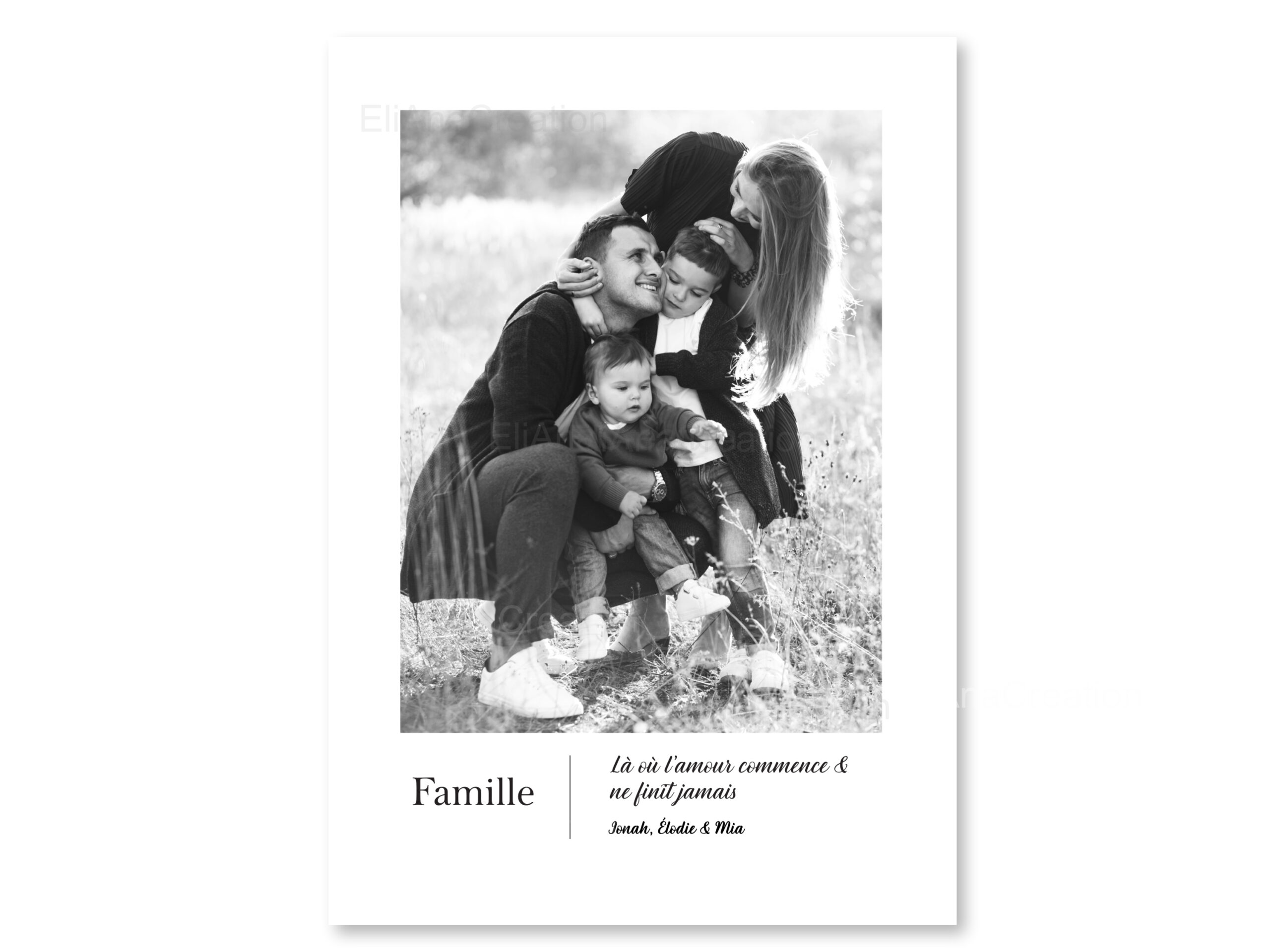 Affiche - Définition Famille