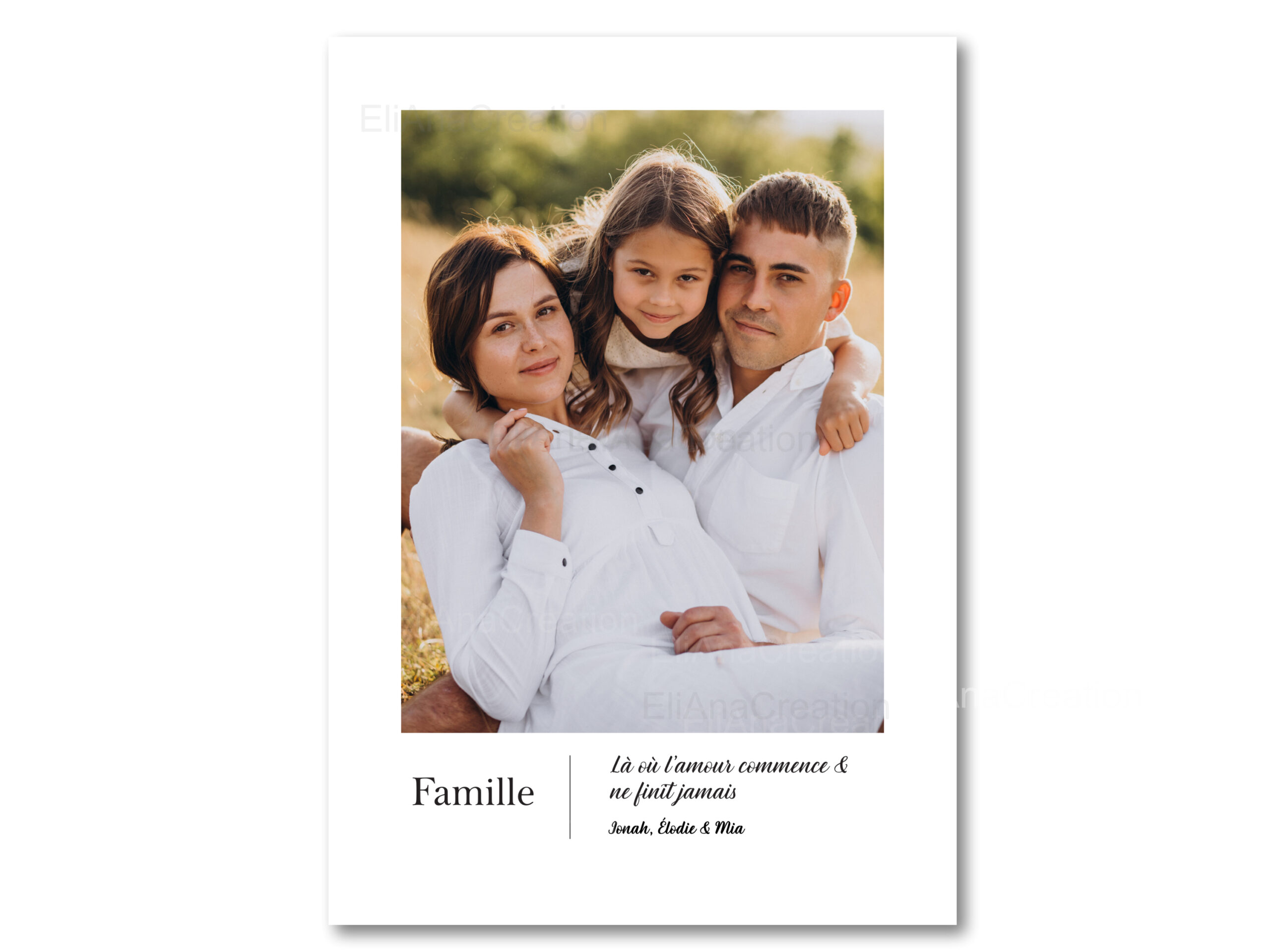 Affiche - Définition Famille