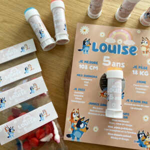 Confiseries - Thème Bluey & Bingo