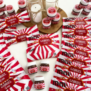 Confiseries personnalisées Thème Cirque