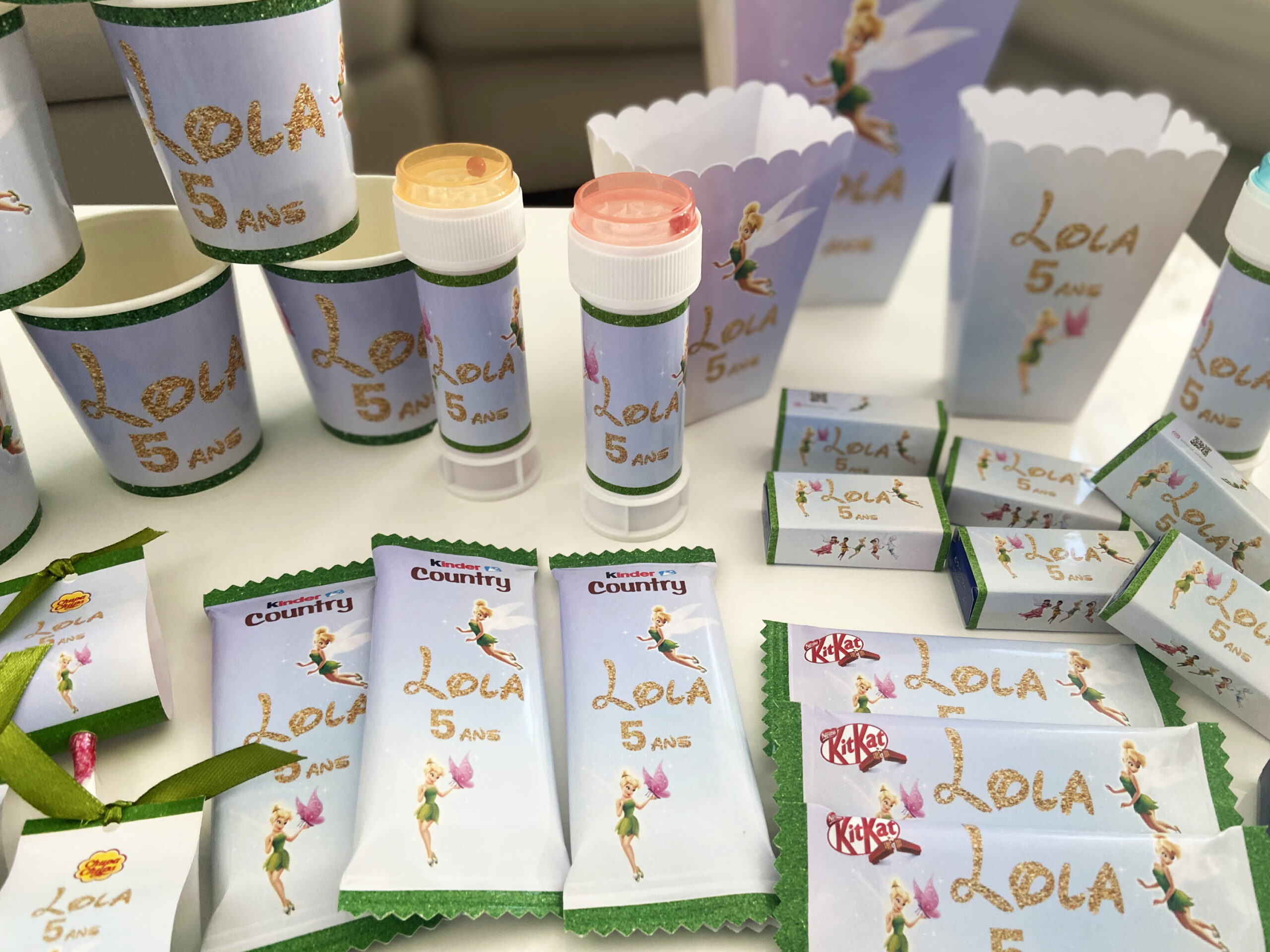 Confiseries - Thème Fée Clochette