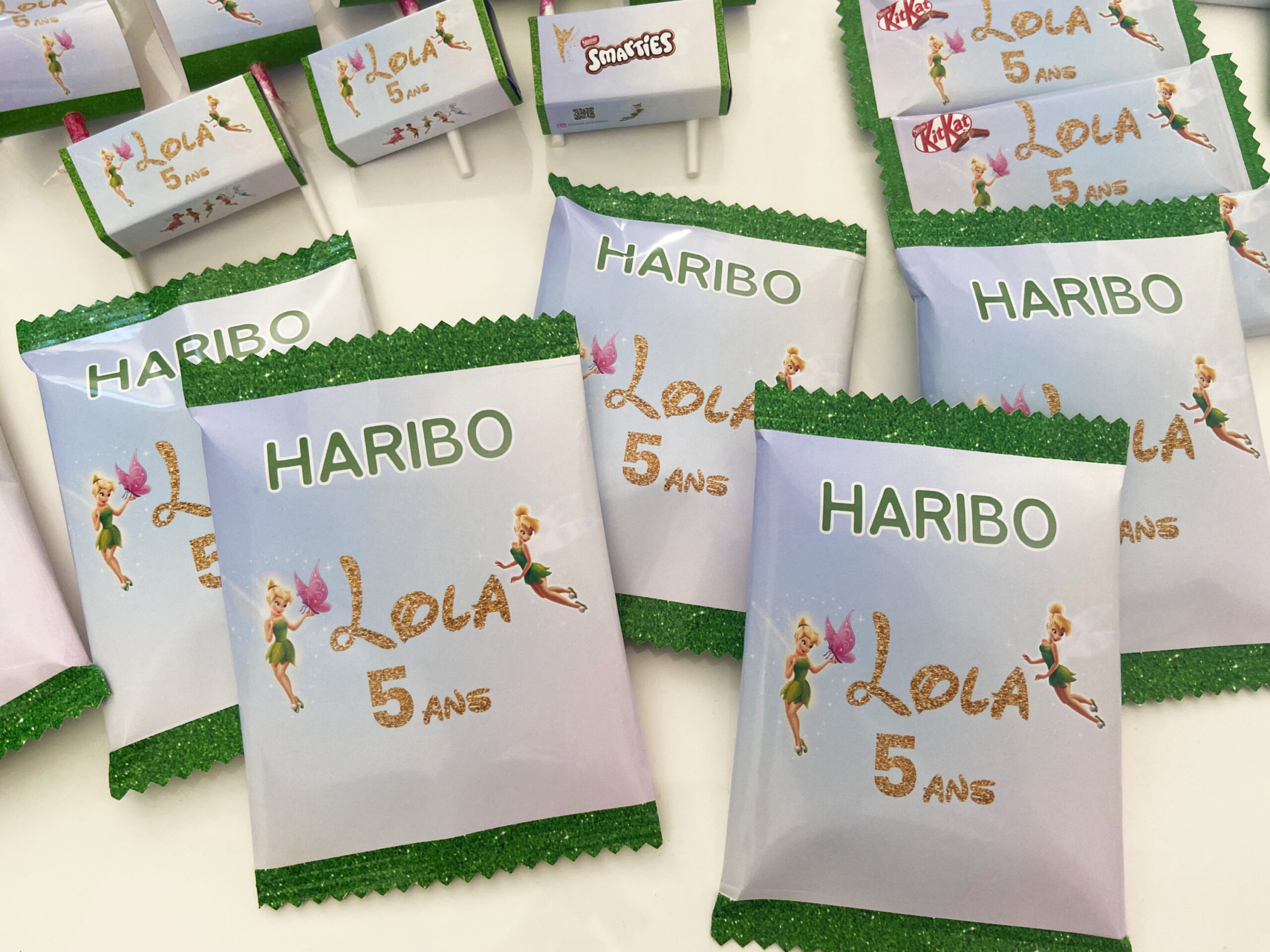 Confiseries - Thème Fée Clochette