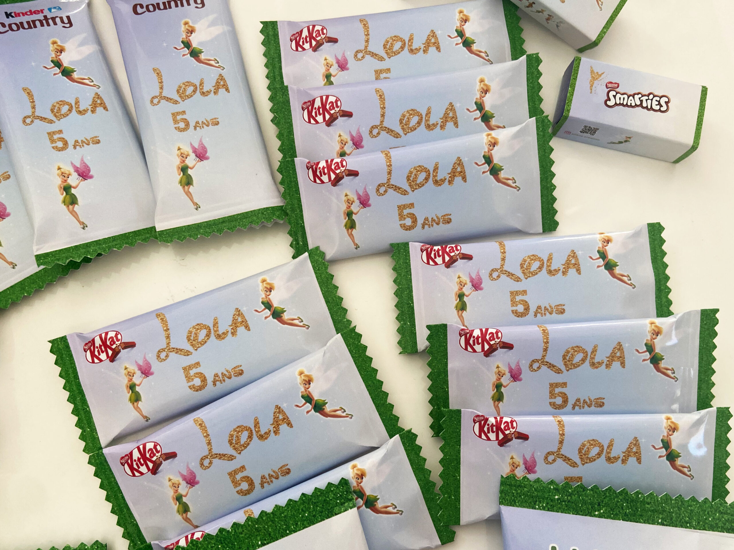 Confiseries - Thème Fée Clochette