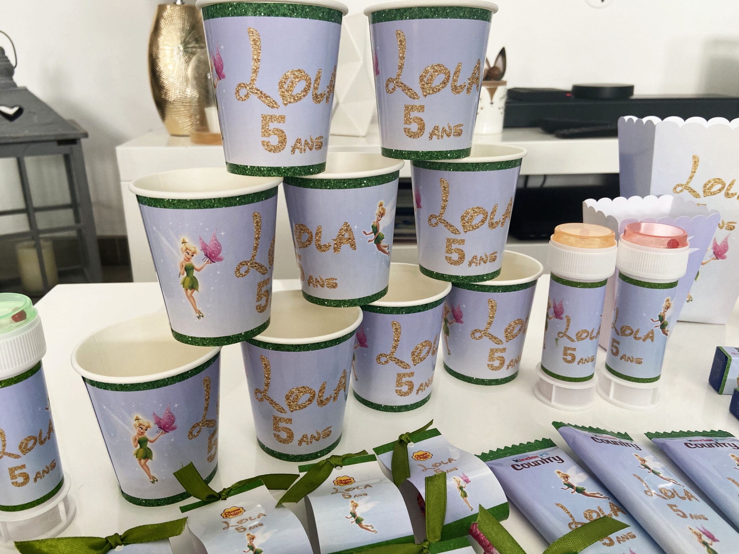 Confiseries - Thème Fée Clochette