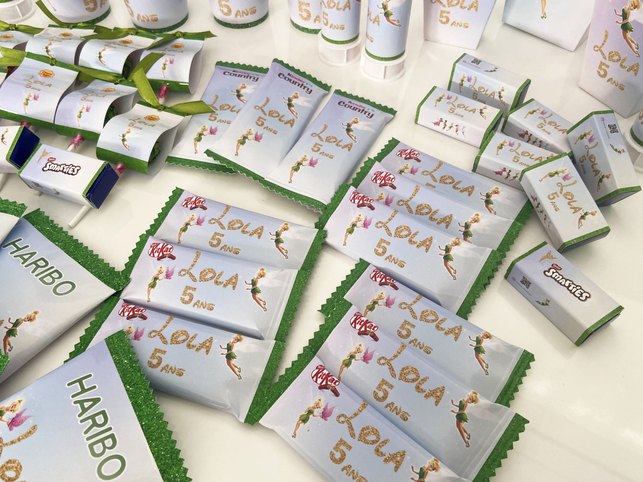 Confiseries - Thème Fée Clochette