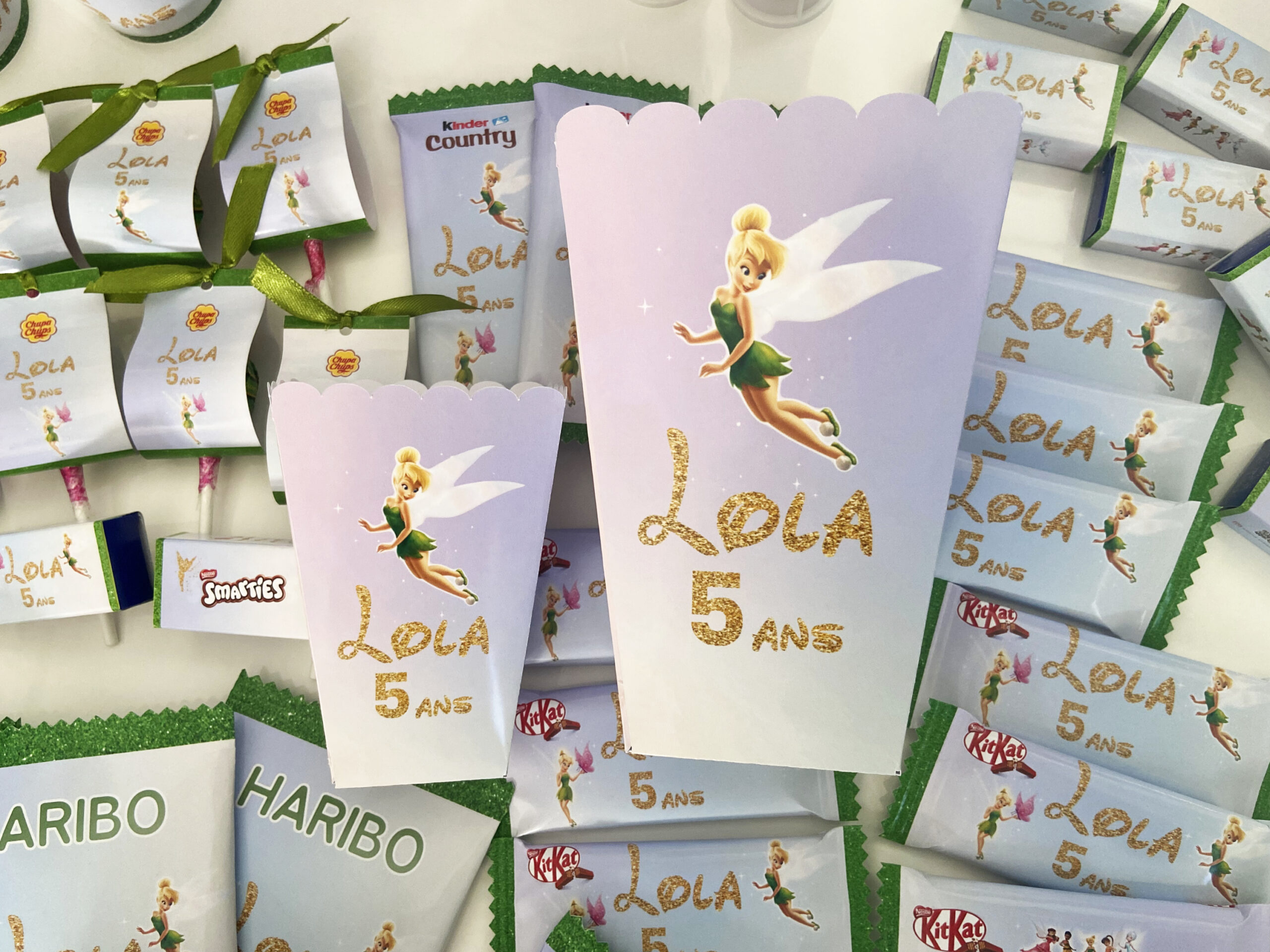 Confiseries - Thème Fée Clochette