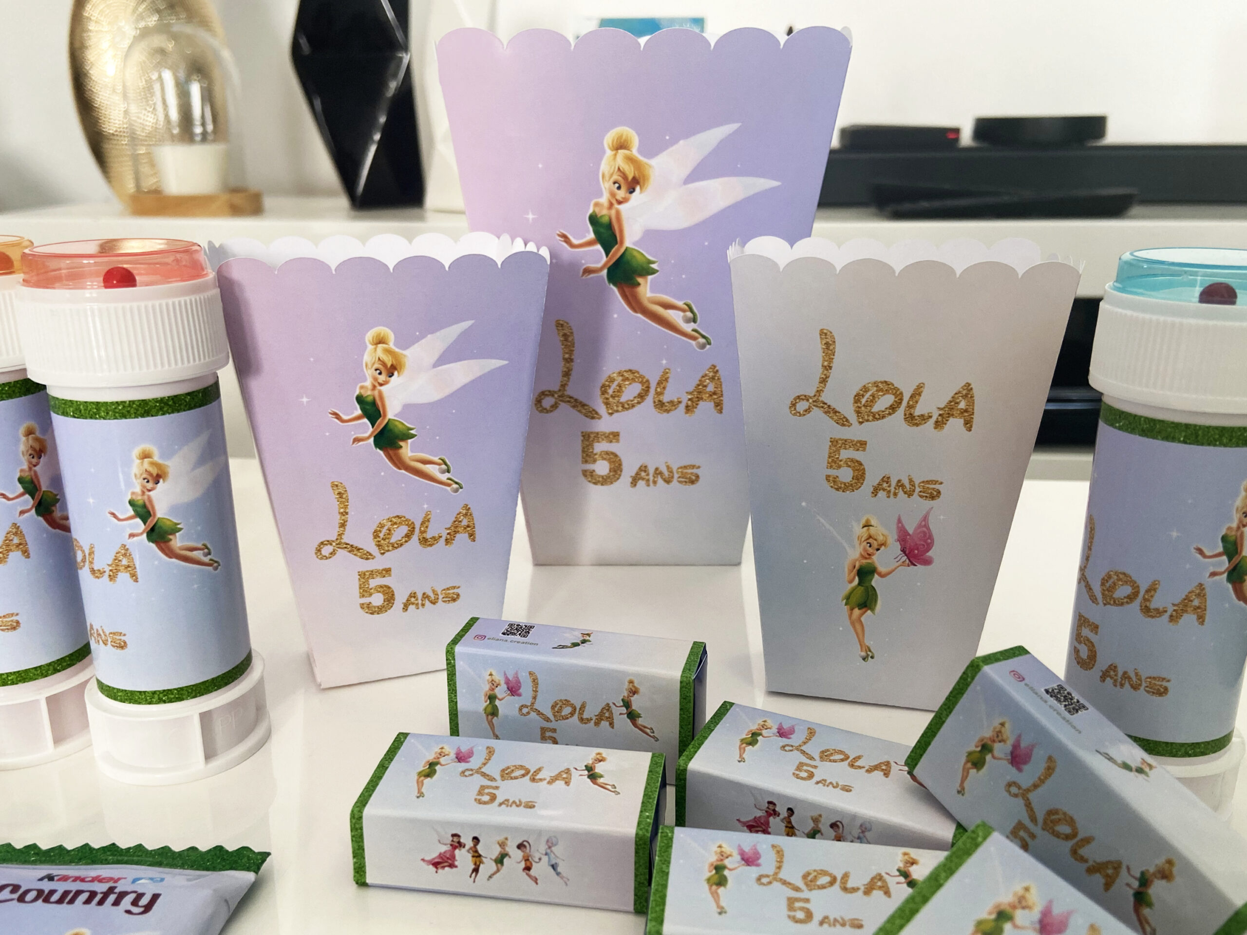 Confiseries - Thème Fée Clochette