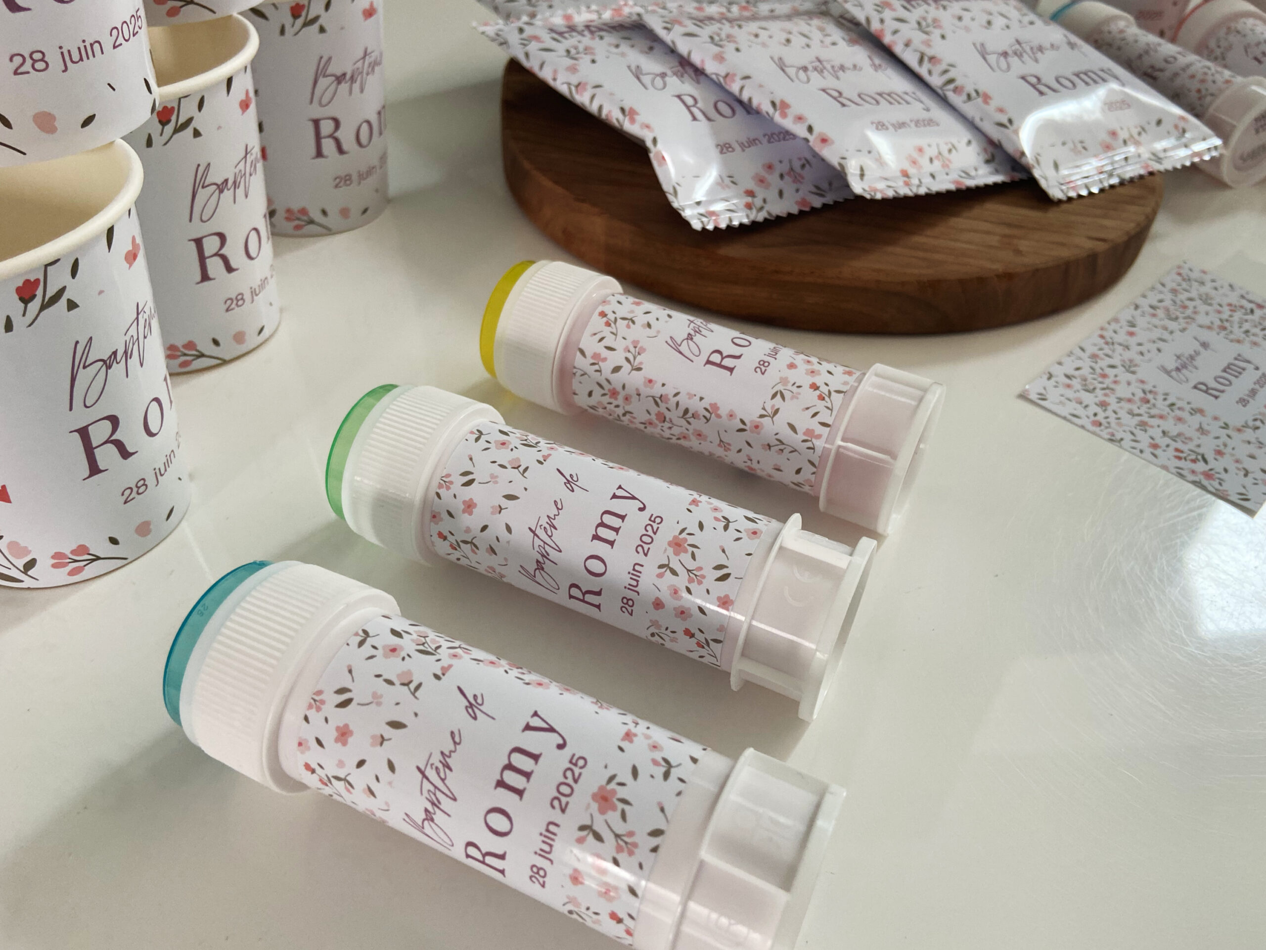 Confiseries - Thème Fleurs rose