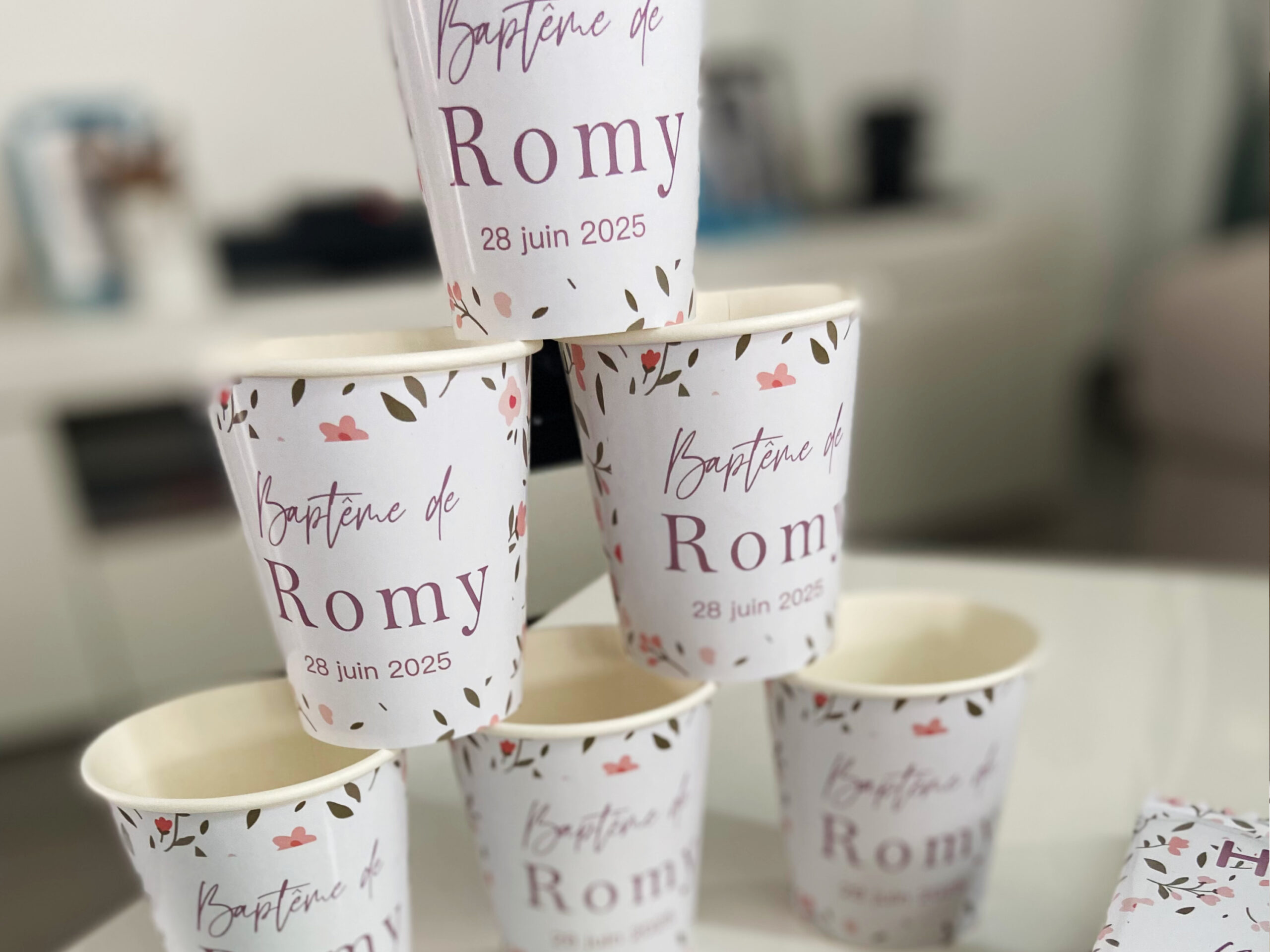 Confiseries - Thème Fleurs rose