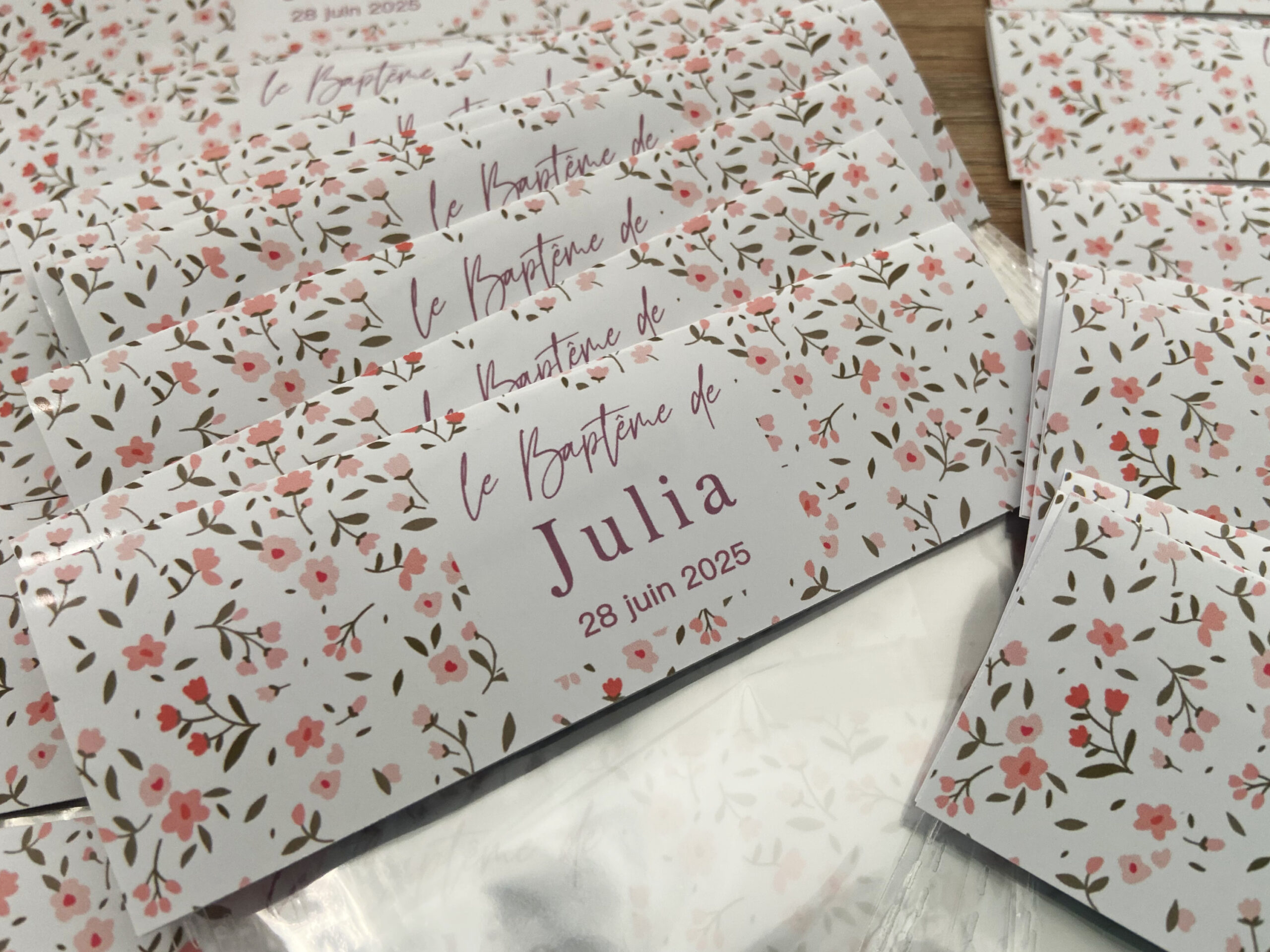 Confiseries - Thème Fleurs rose