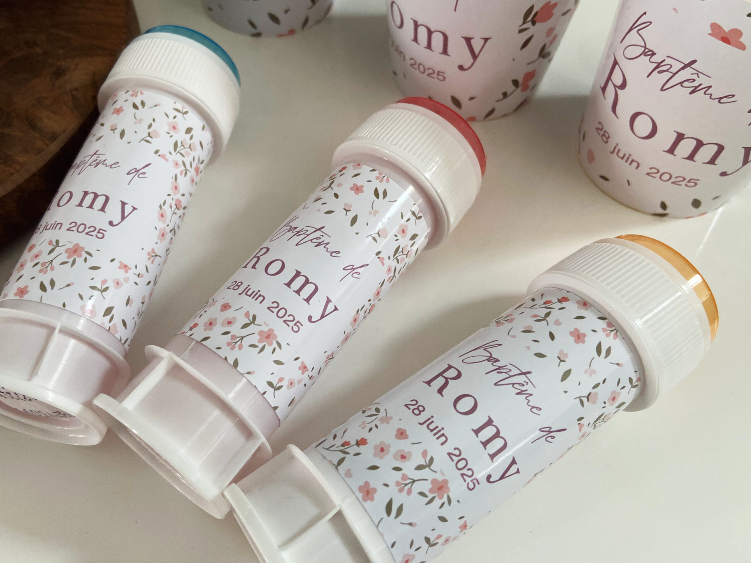 Confiseries - Thème Fleurs rose