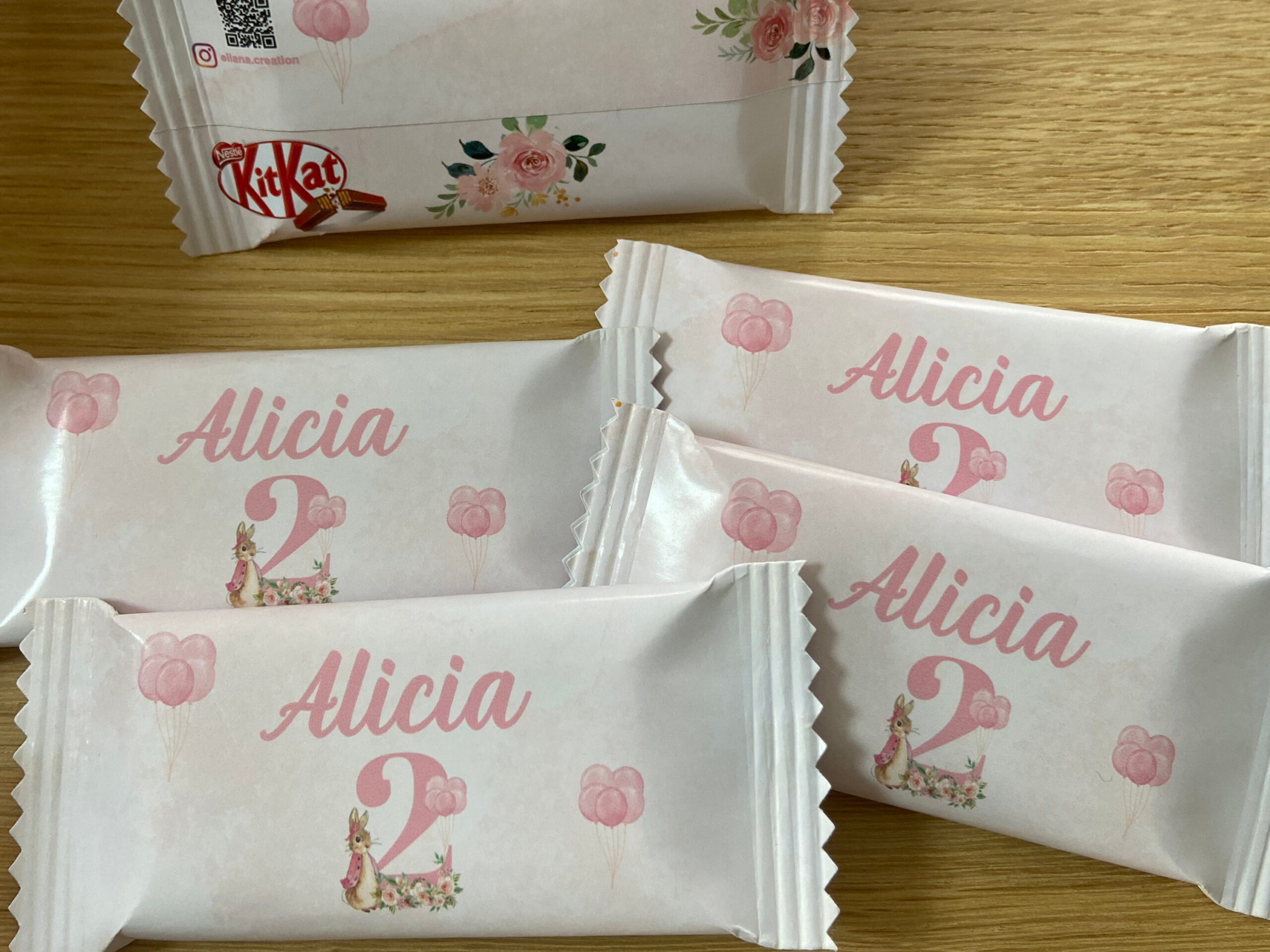 Confiseries - Thème Lapin & Fleurs