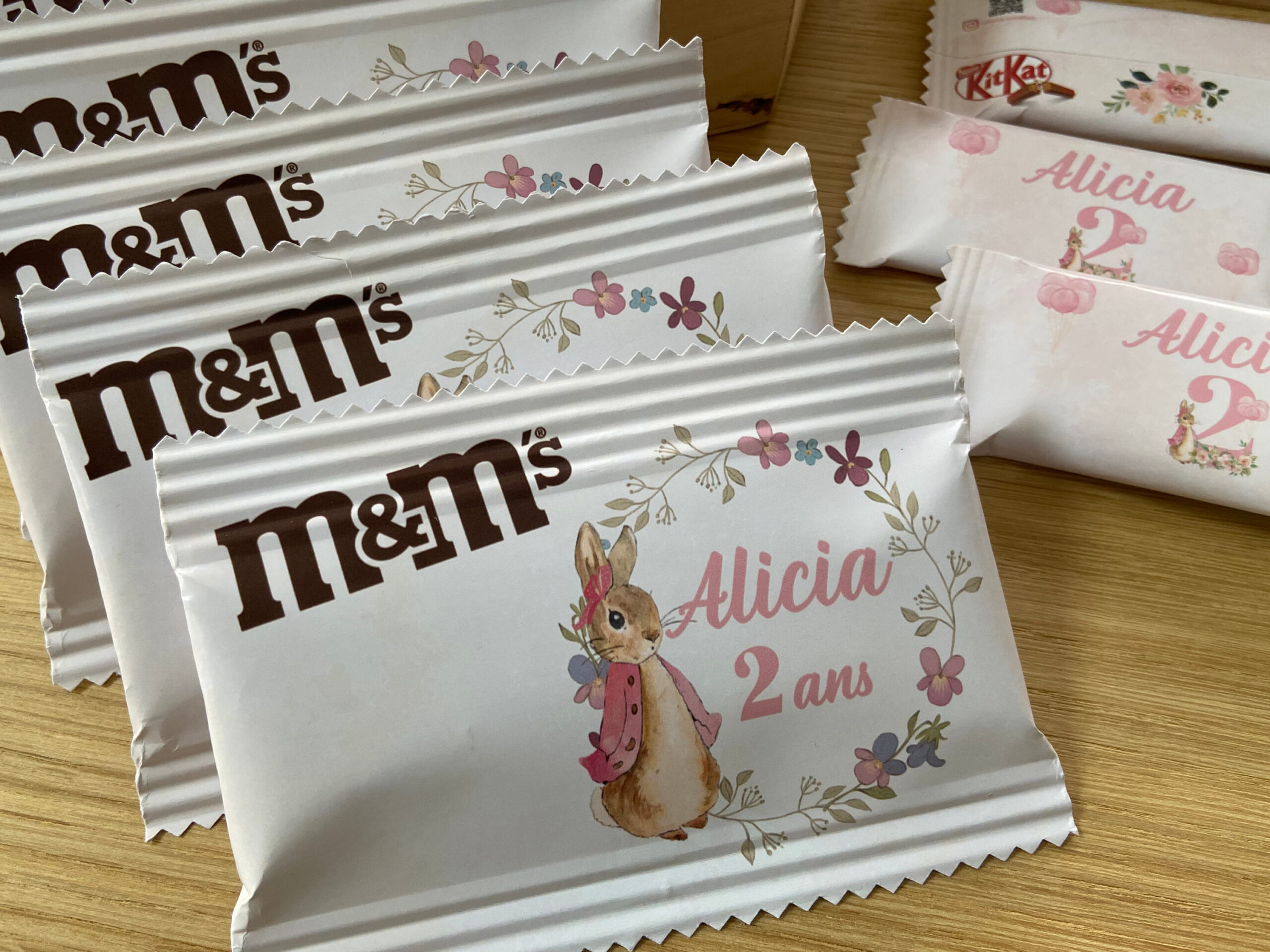 Confiseries - Thème Lapin & Fleurs