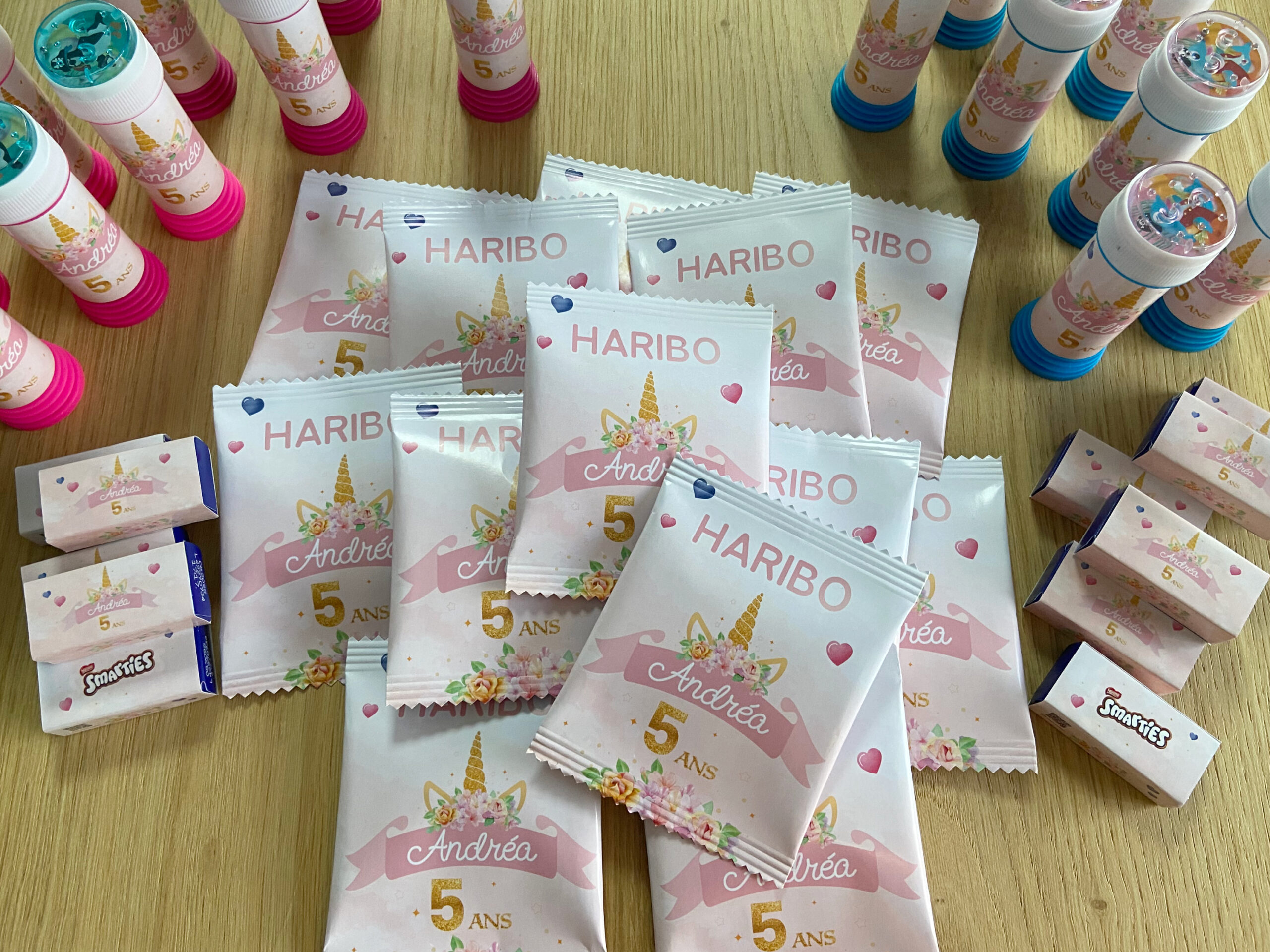 Confiseries - Thème Licorne