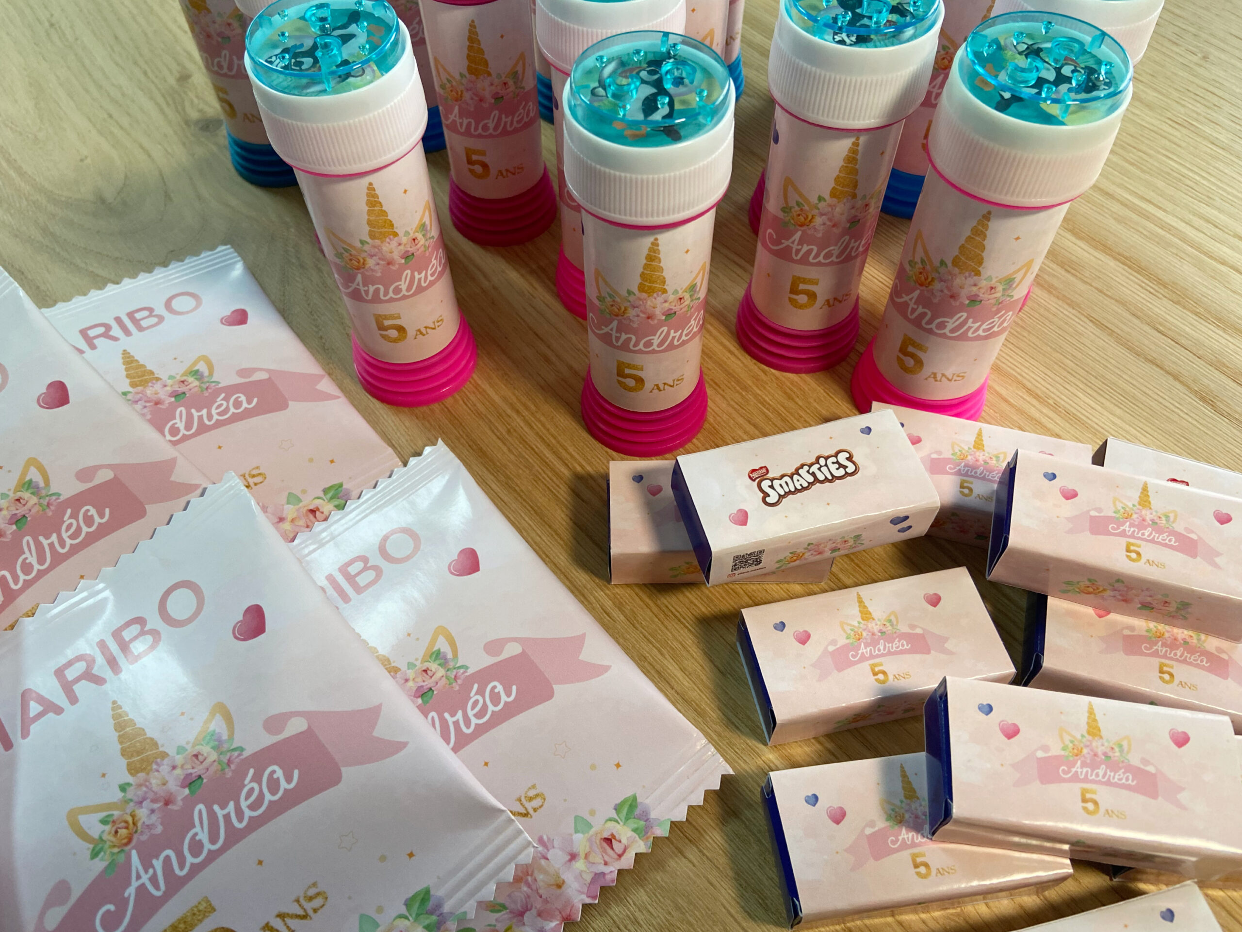 Confiseries - Thème Licorne