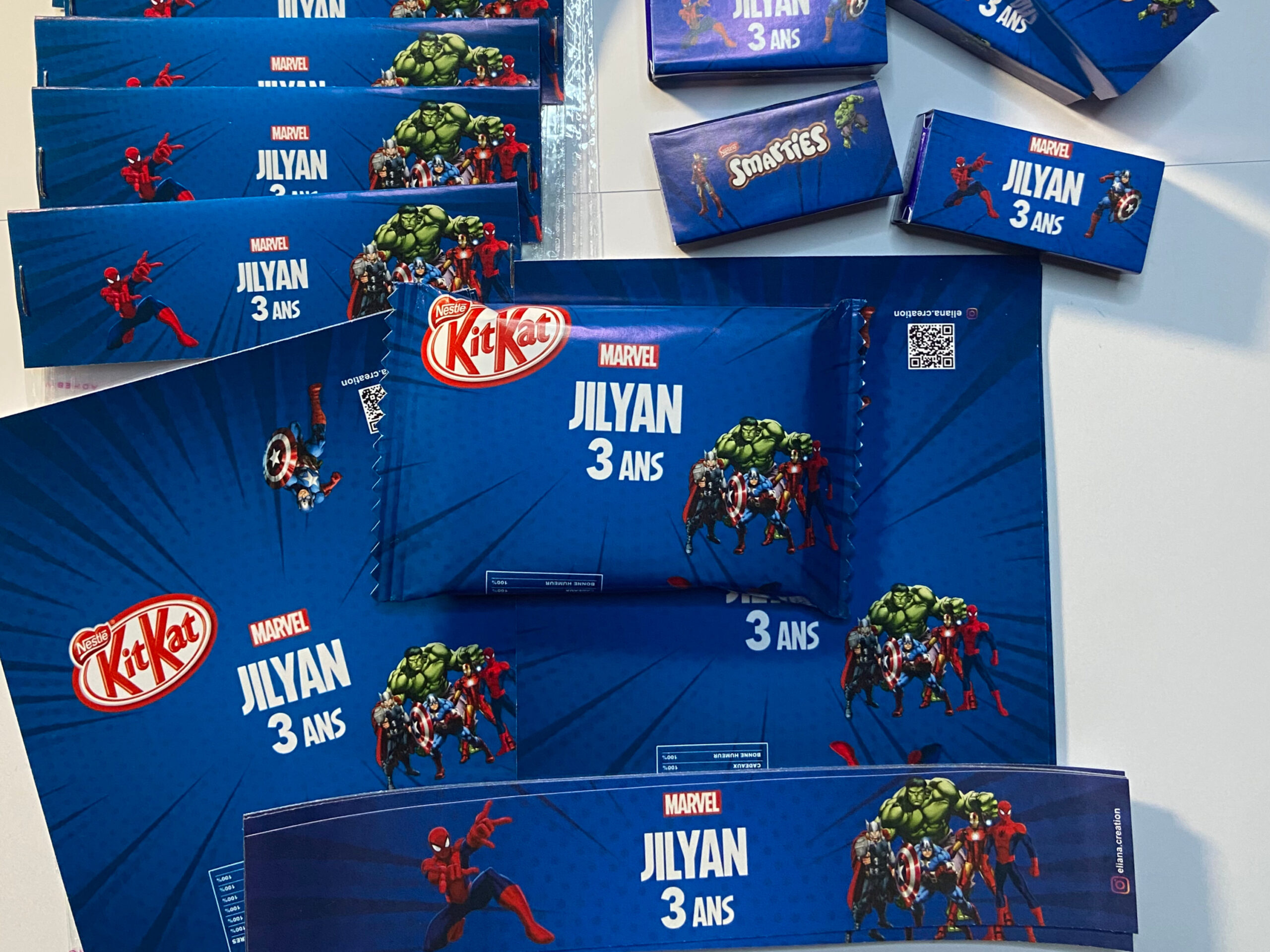 Confiseries - Thème Super-Héros Marvel