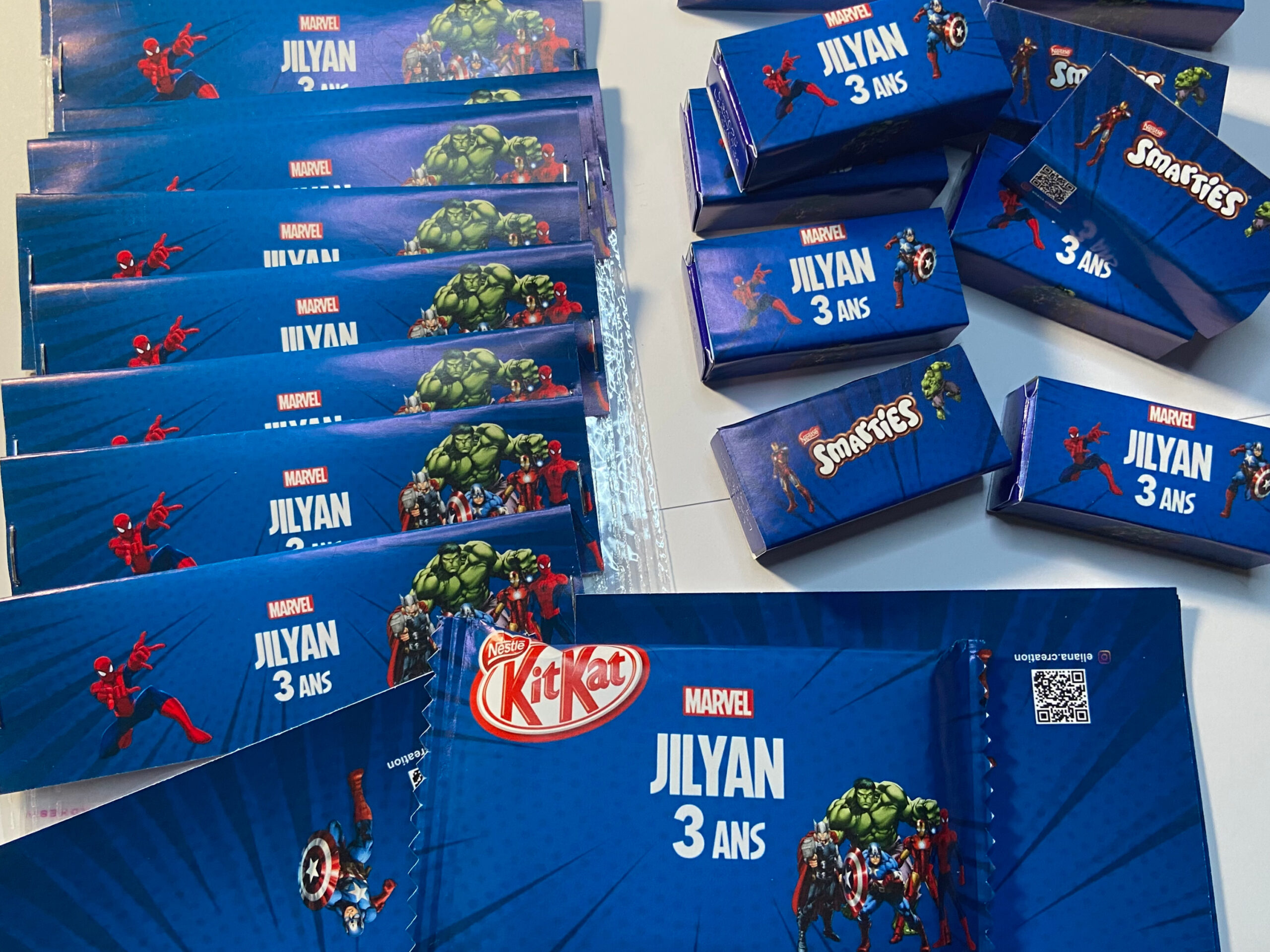 Confiseries - Thème Super-Héros Marvel