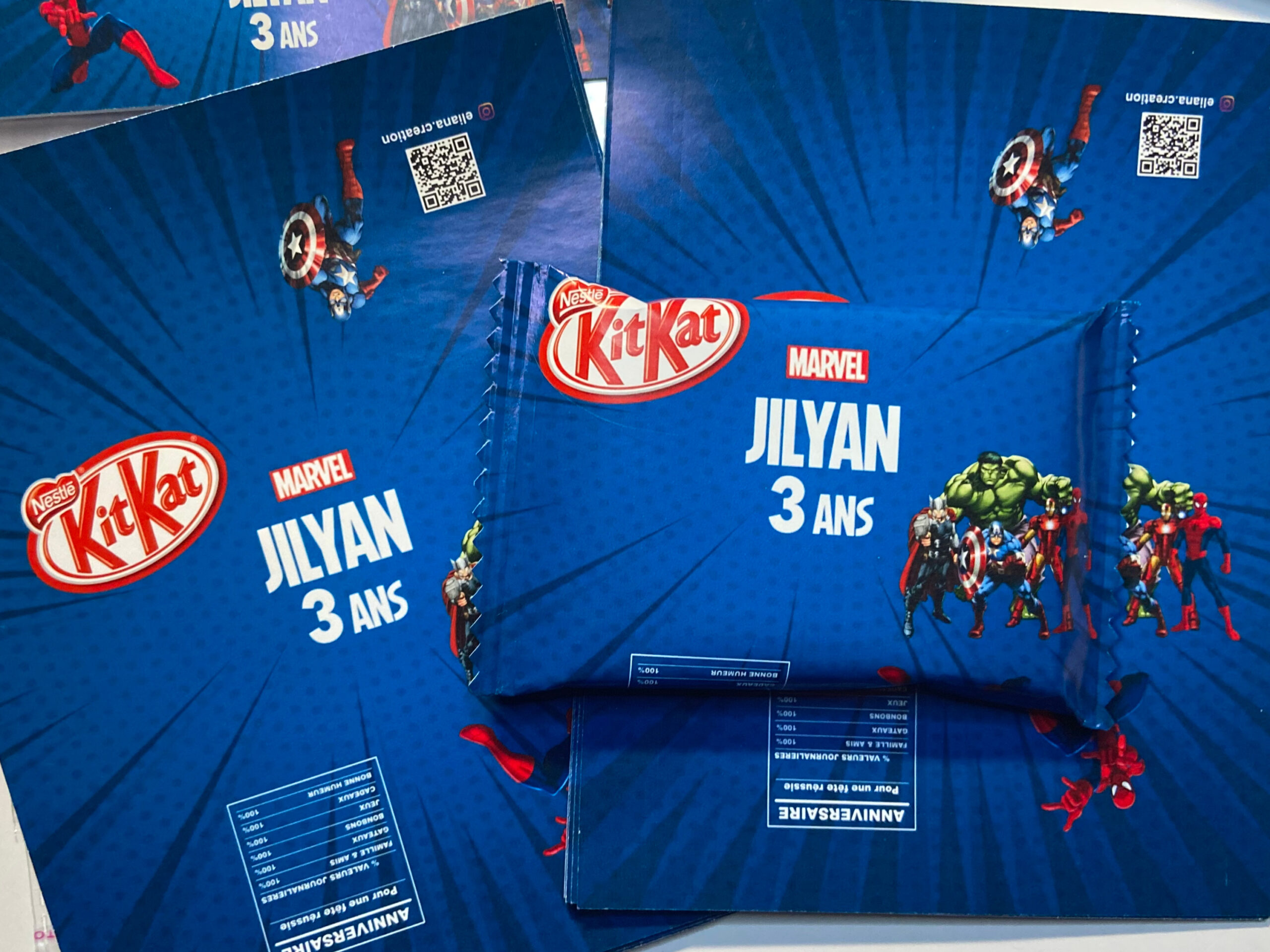 Confiseries - Thème Super-Héros Marvel