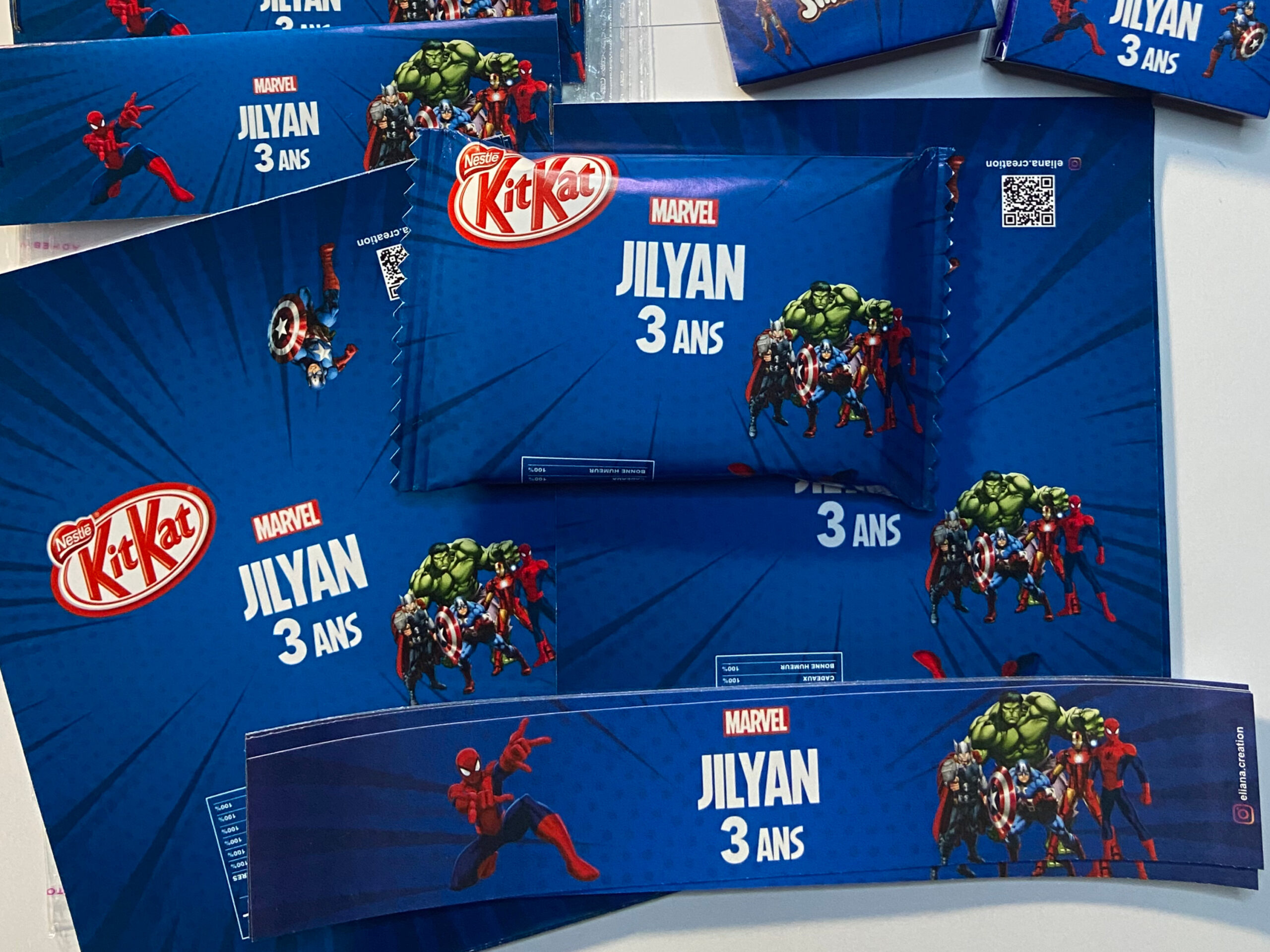 Confiseries - Thème Super-Héros Marvel